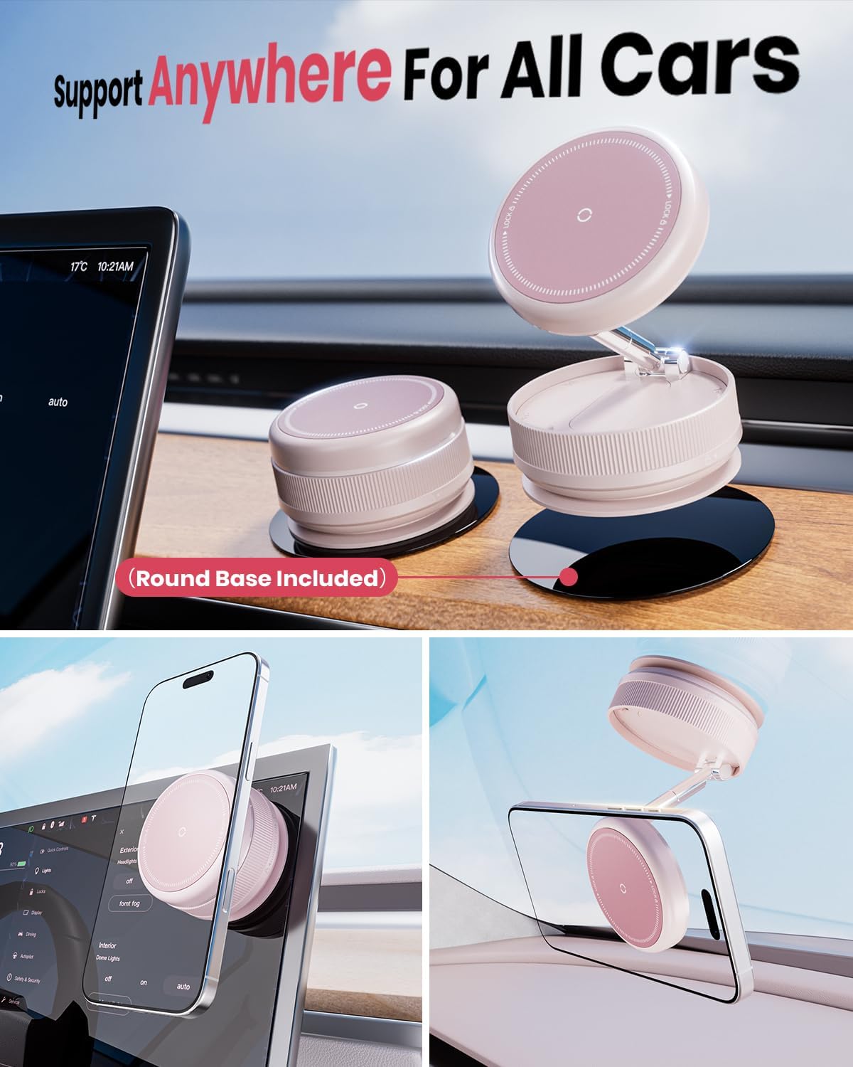 Phonery GripBuddy ® Phone Mount with Twist Lock