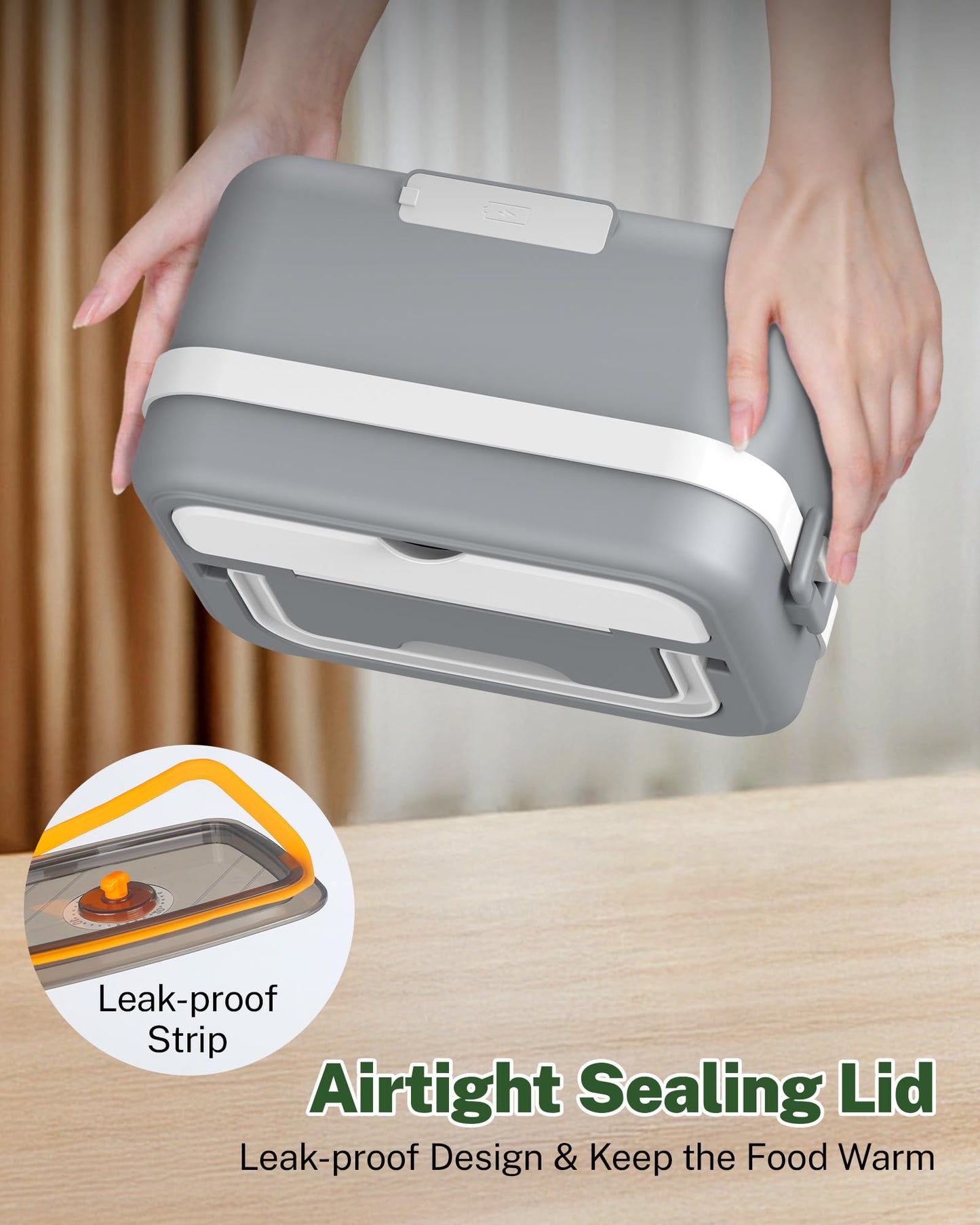 Phonery VoltLunch ® Electric Lunch Box for Adults