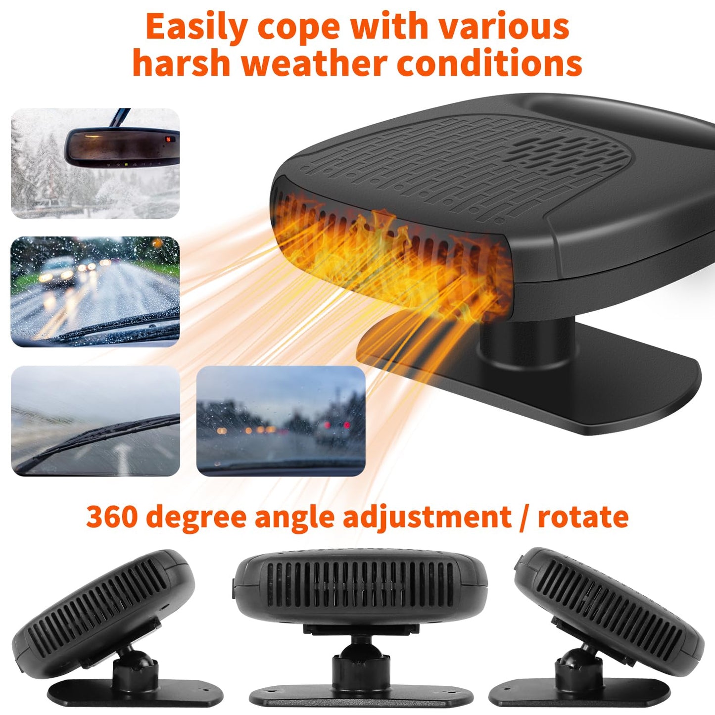 Phonery TurboHeat ® Car Heater Defroster-Getphonery