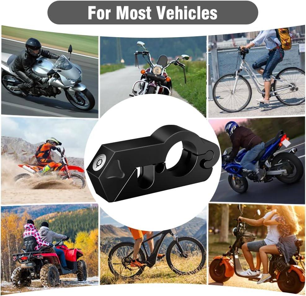 Phonery SecureRide ® Universal Motorcycle Helmet and Throttle Lock-Getphonery