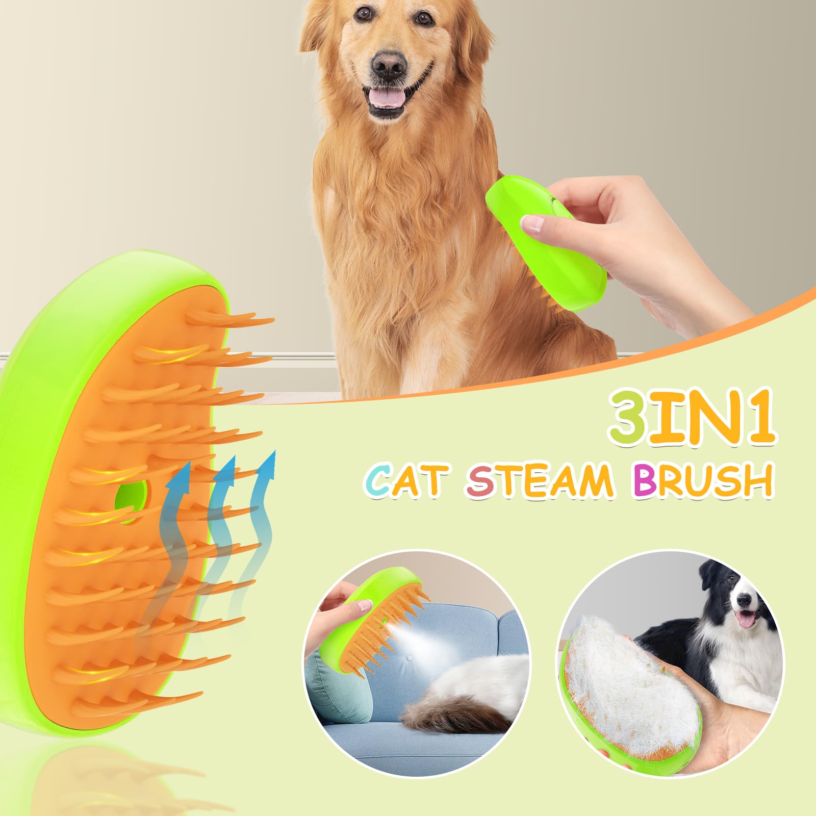 Phonery SteamPaws ® Steam Brush for Cat-Getphonery