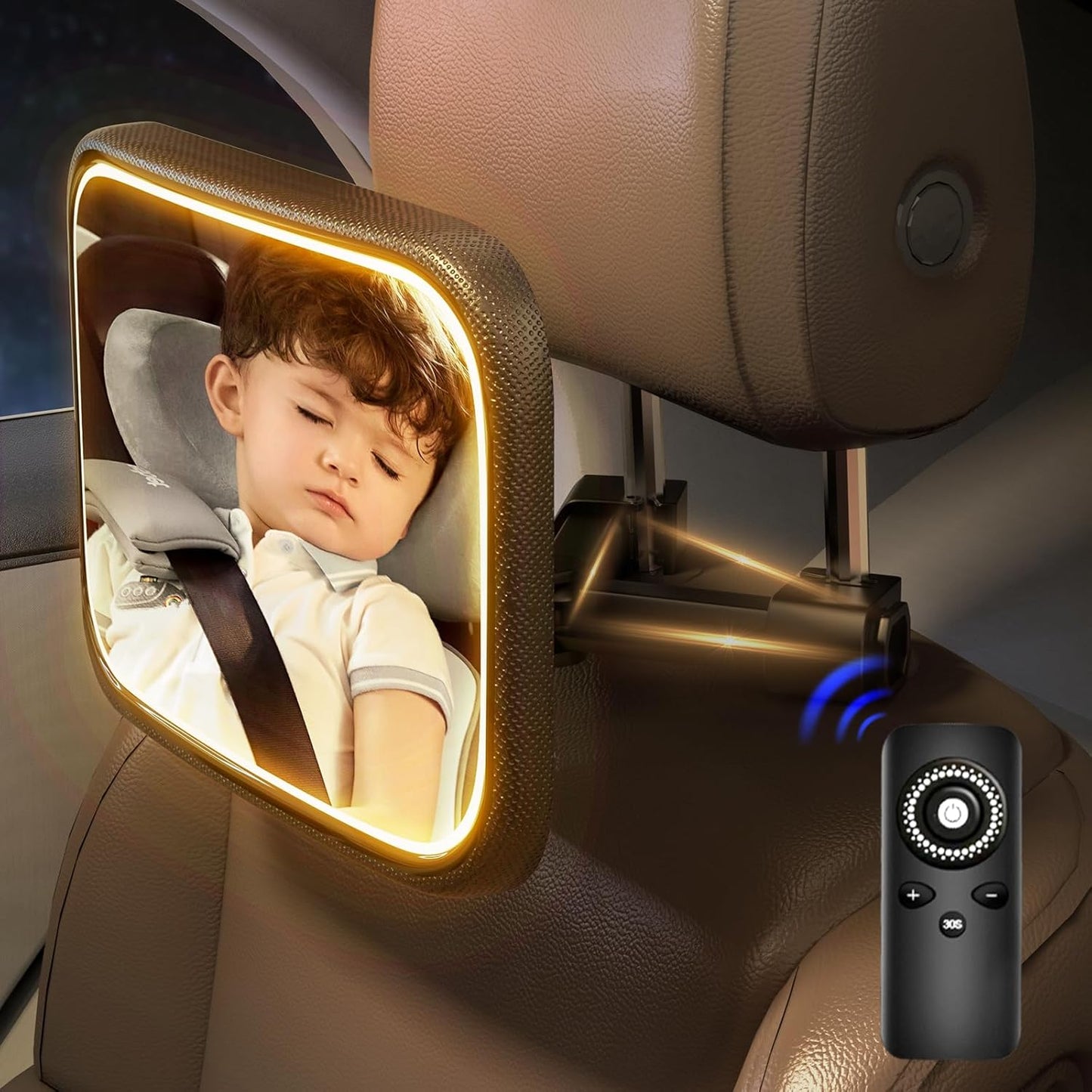 Phonery NiteGaze ® Baby Car Mirror