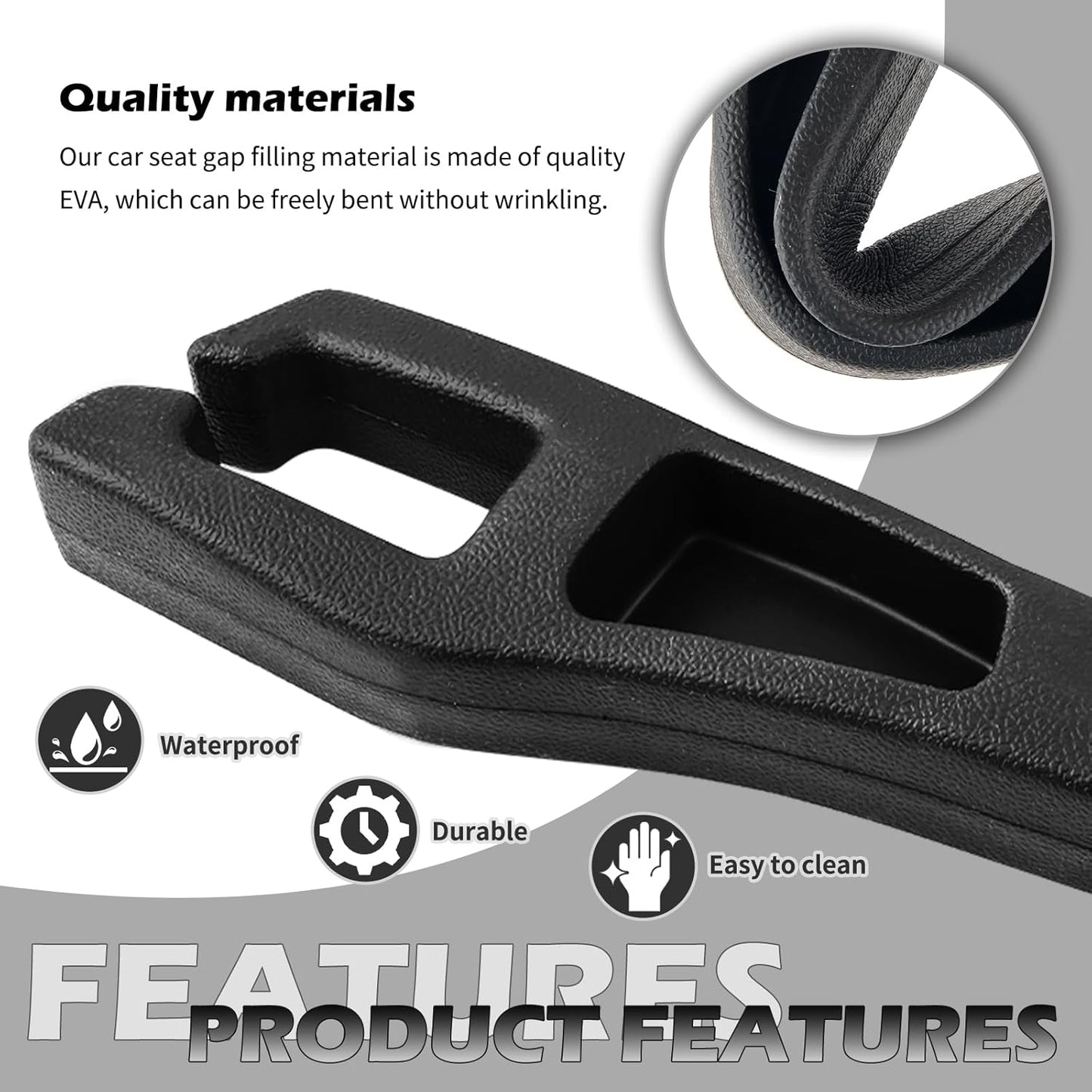 Phonery GripGap  ® Car Seat Gap Fillers