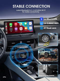 Wireless CarPlay Adapter for Apple Android Auto: 2-in-1 Car Play Adapter Convert Wired to Wireless 2025 Upgraded - Stable & No Latency Mini USB Carplay Dongle for iPhone iOS 10+ /Android 11+