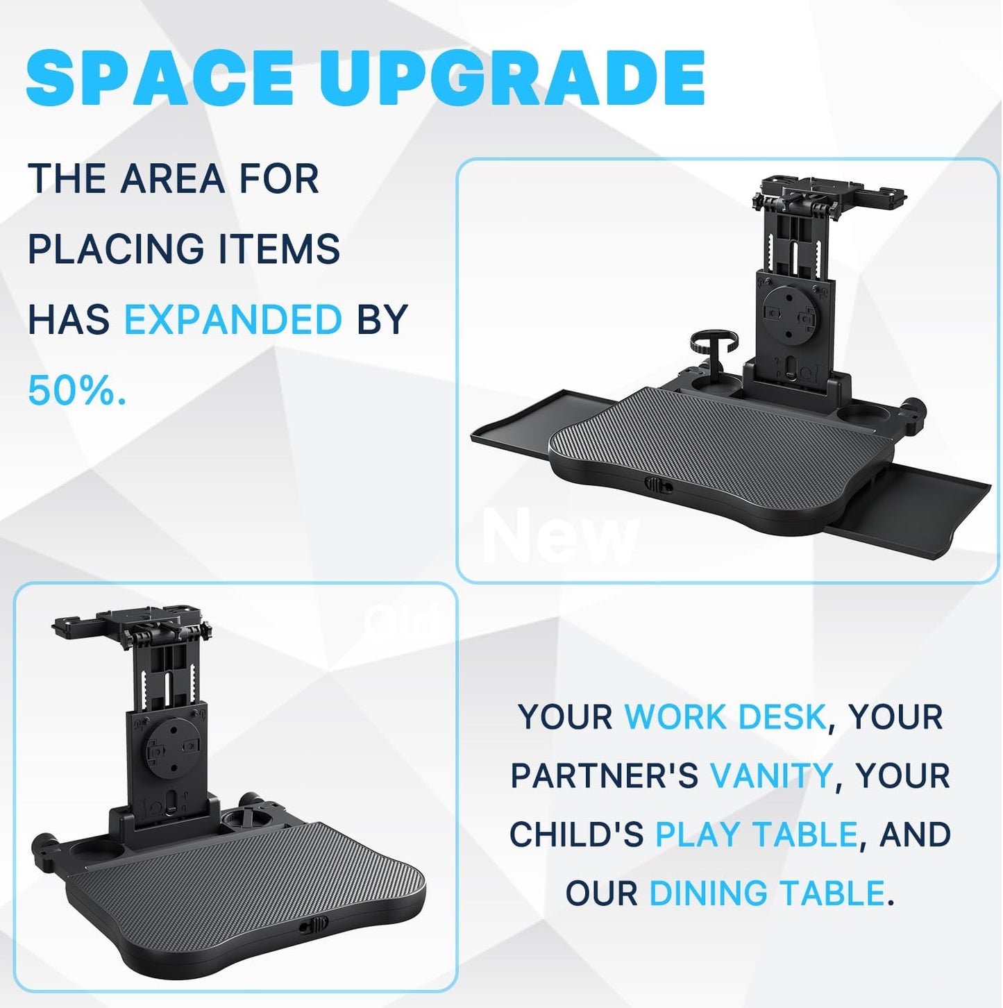 Phonery CarGo ® Car Tray Table For Passenger Seat