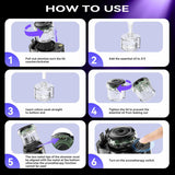 5 in 1 Retractable Car Charger with Aromatherapy and Starlight, USBC Car Charger Adapter, 69W Fast Charging Cars Phone Chargers, Cars Air Freshener Compatible for iPhone 16 15 14 13 12 and Android