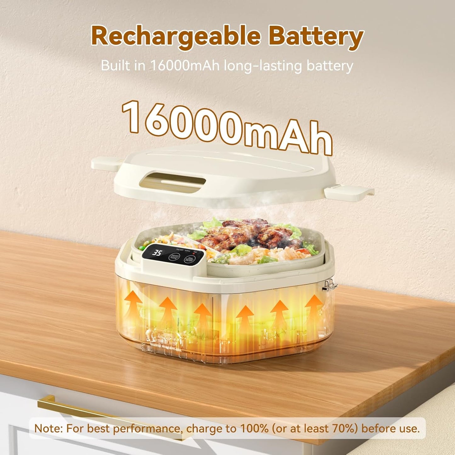 Phonery FoodSavor ® Electric Lunch Box for Adults