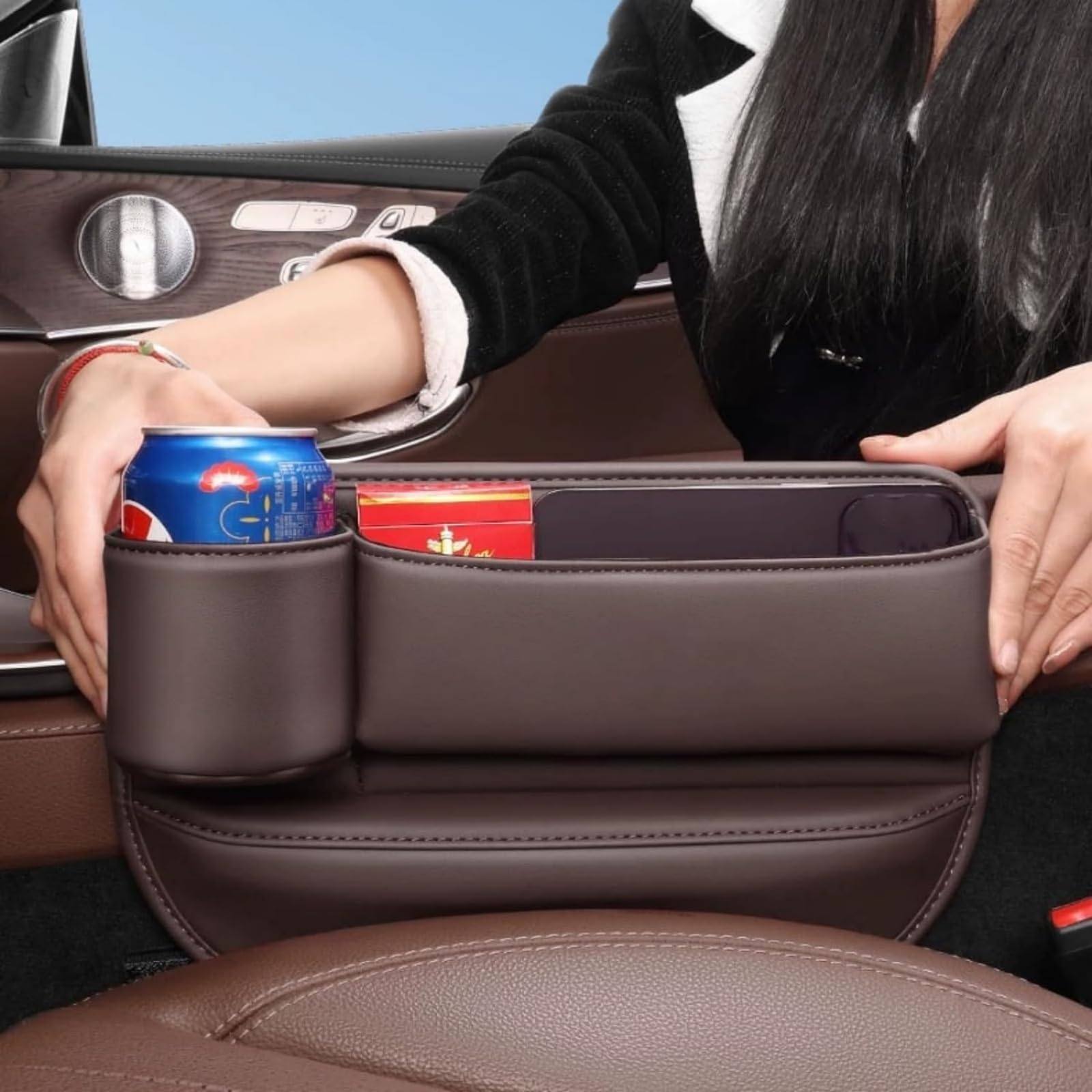 Phonery GapGenius ® Car Seat Gap Filler for Driver and Passenger 2 Pack-Getphonery