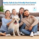 2025 Upgraded Ultrasonic Pest Repellent Indoor Insect Repeller, Pest Control, Repellent Roach, Mouse, Bugs, Mosquito, Mice, Spider, Ant, Rodent Repellent Ultrasonic Plug in, 3 Mode Switching, 6 Packs