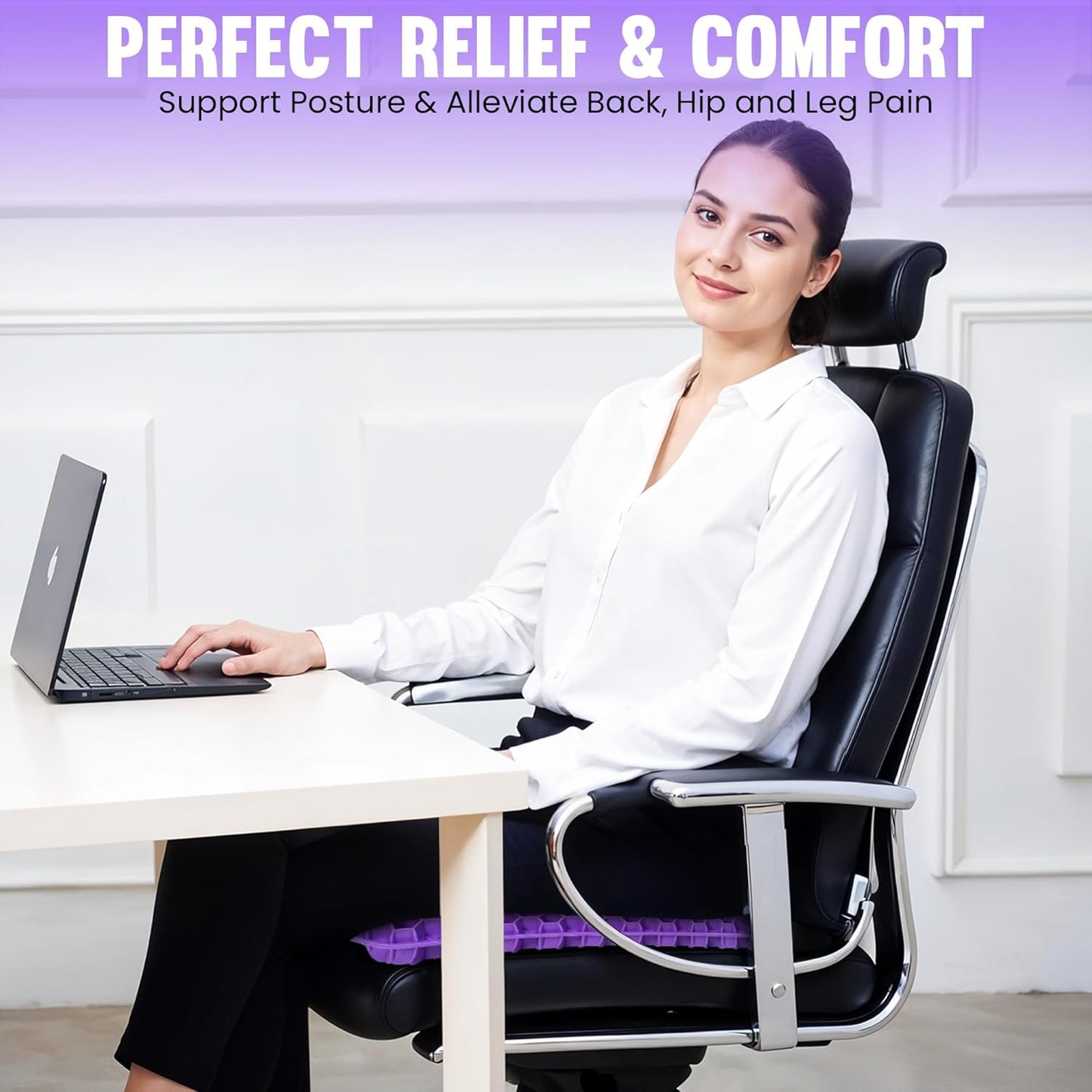 Phonery CoccyxCloud ® Wheelchair Gel Seat Cushion
