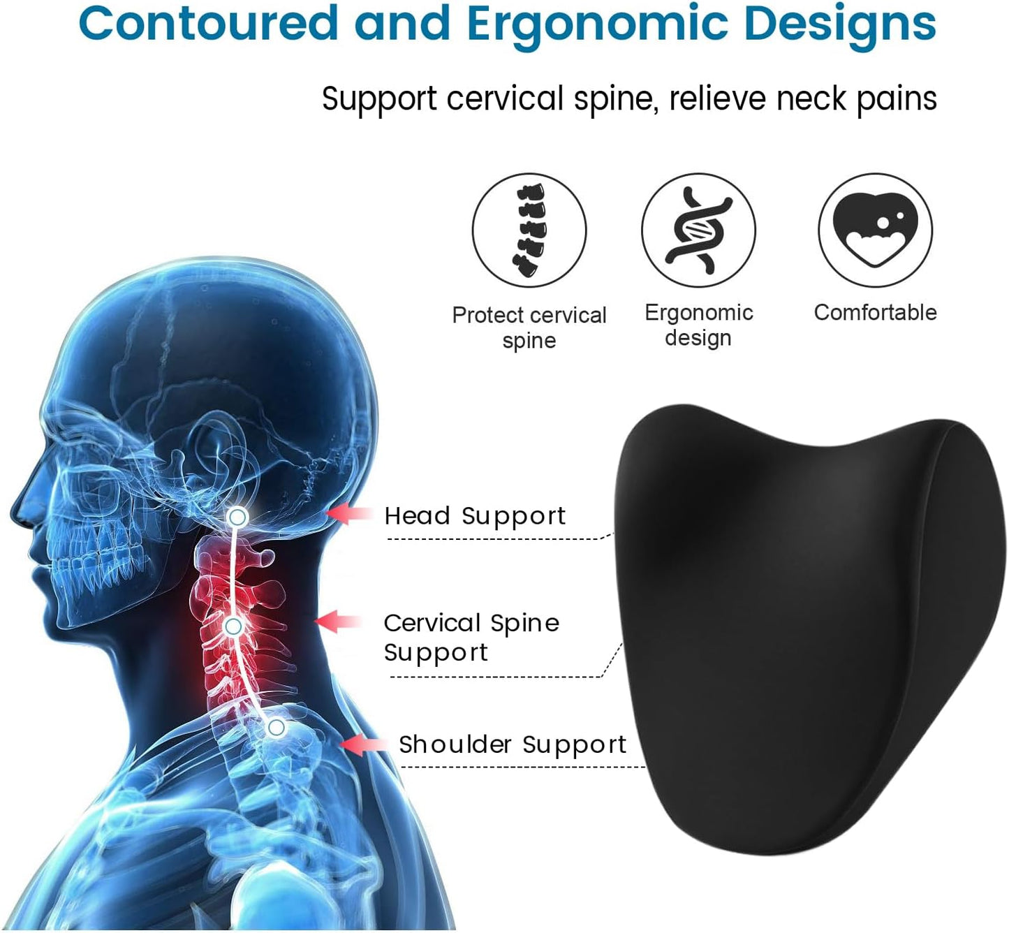 Phonery NeckEase ® Car Neck Pillow for Driving