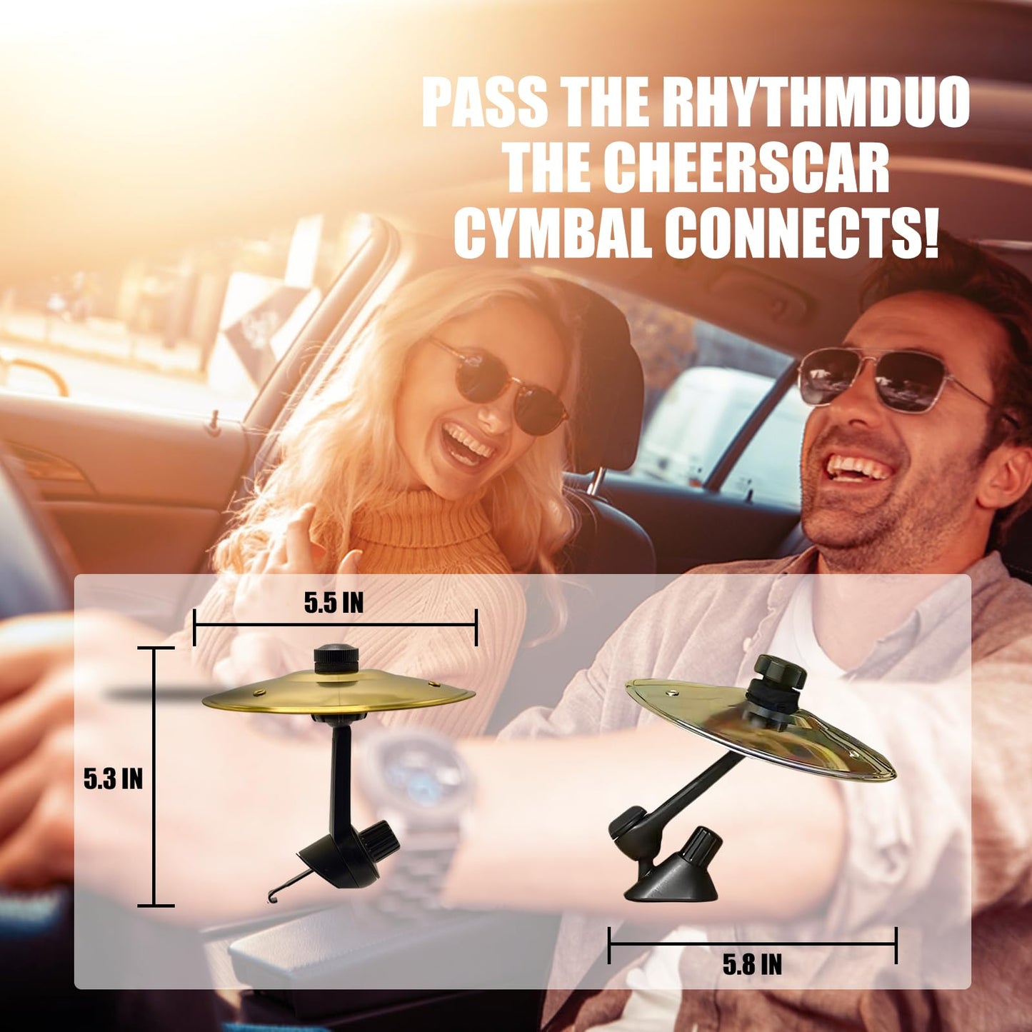 Phonery BeatRide ®  Drum Set For Car