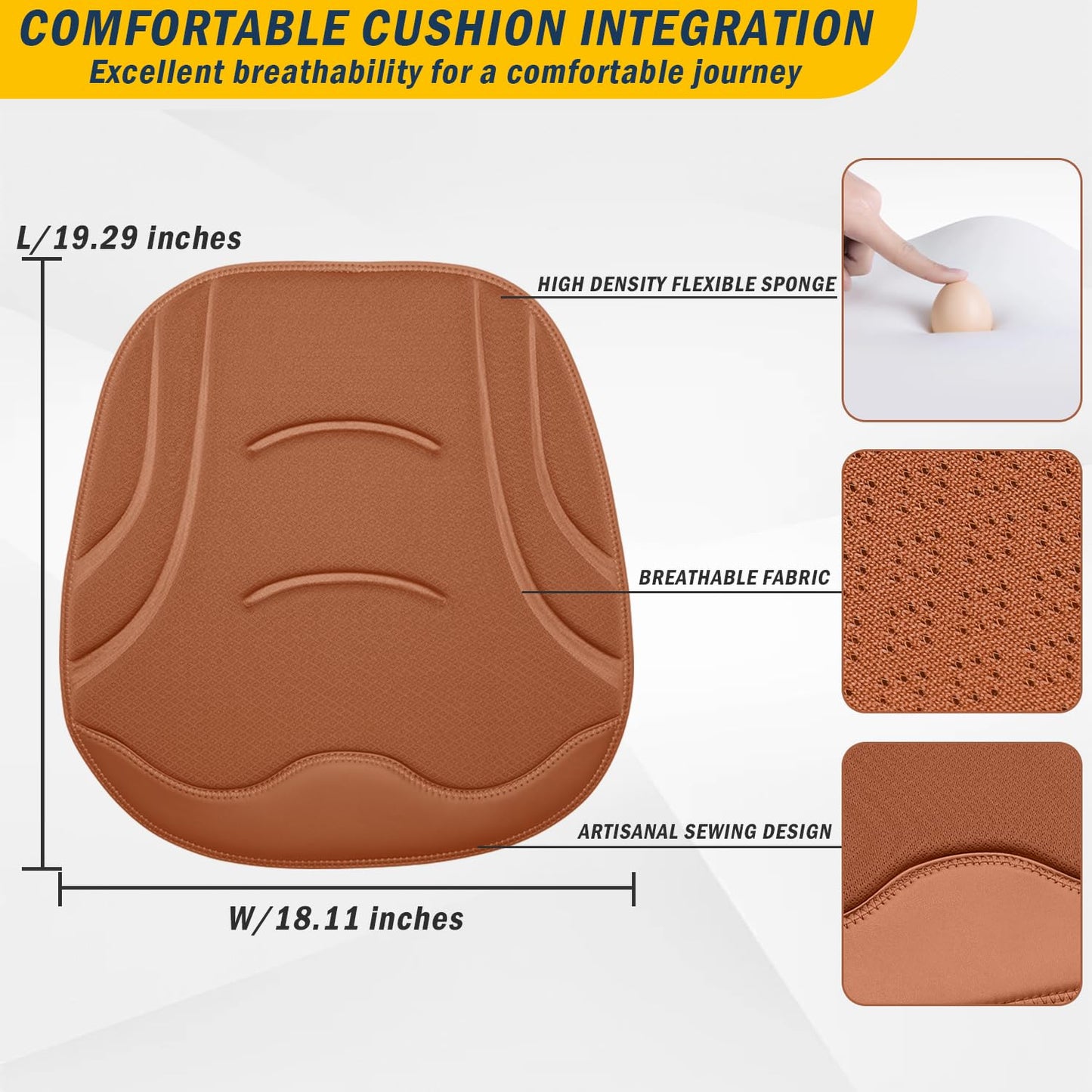 Phonery LuxRide ® Breathable Car Seat Cover