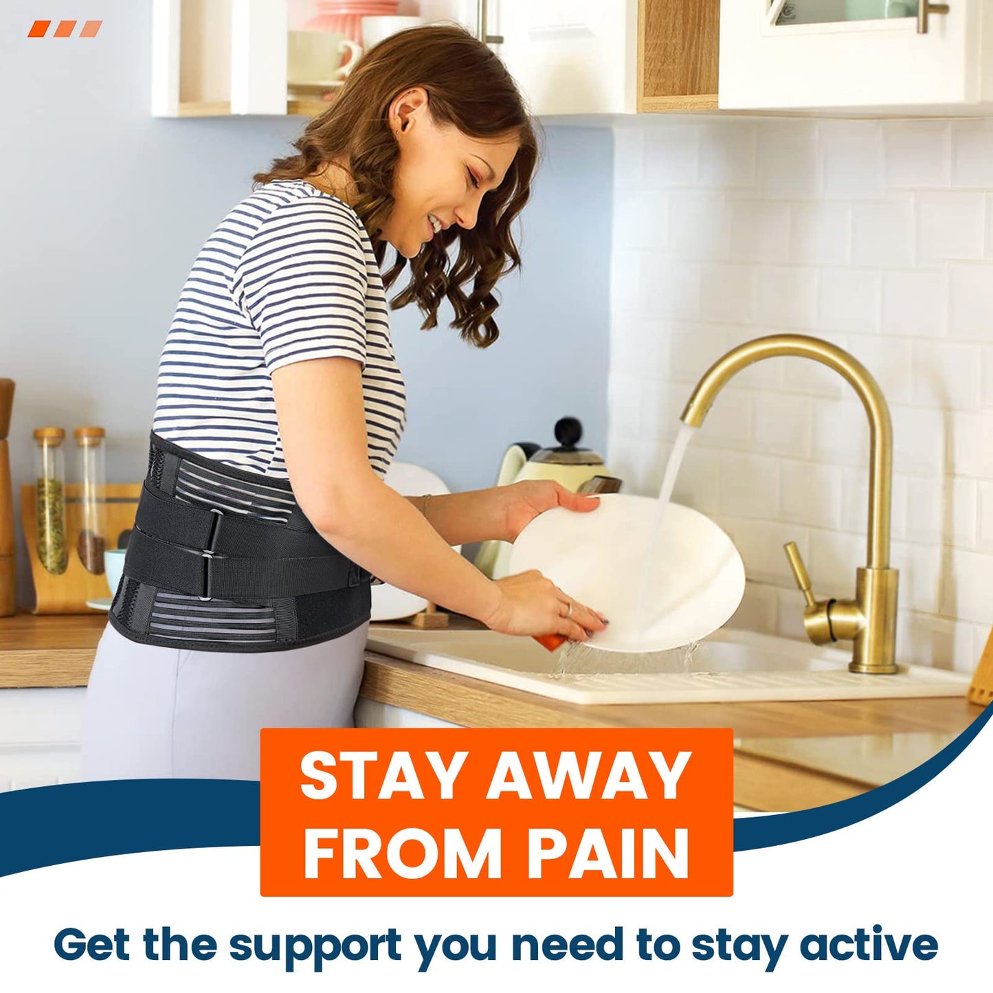 Phonery OrthoGuard ® Back Brace For Lower back
