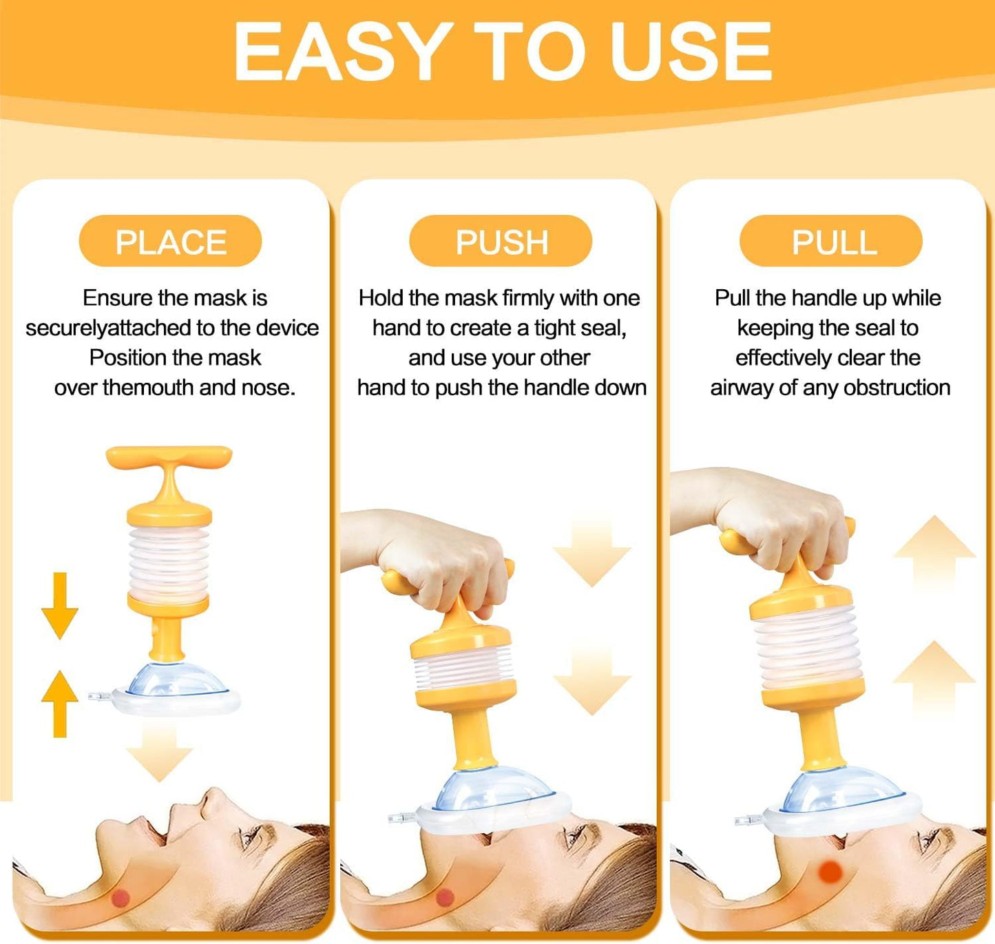 Phonery RescueAid ® Choking Rescue Device