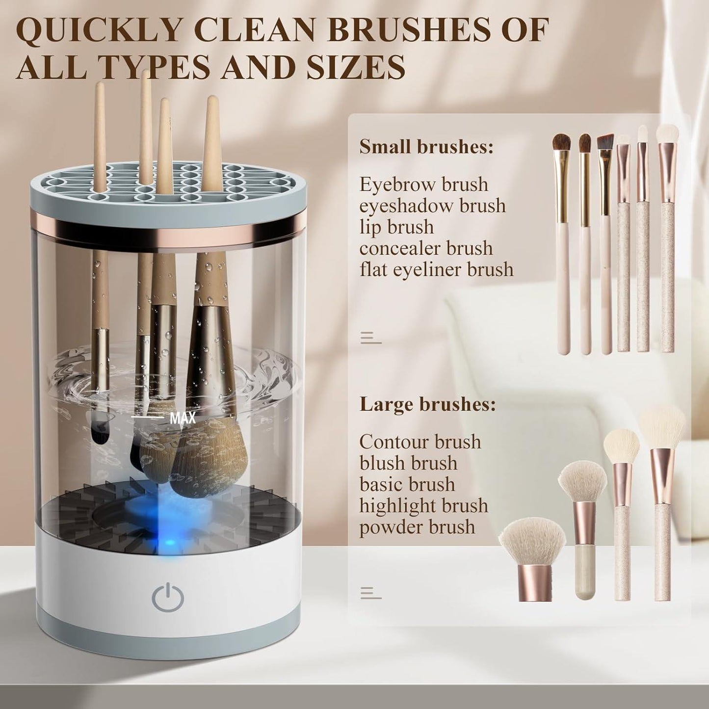 Phonery GlamEase ® Makeup Brush Cleaner-Getphonery