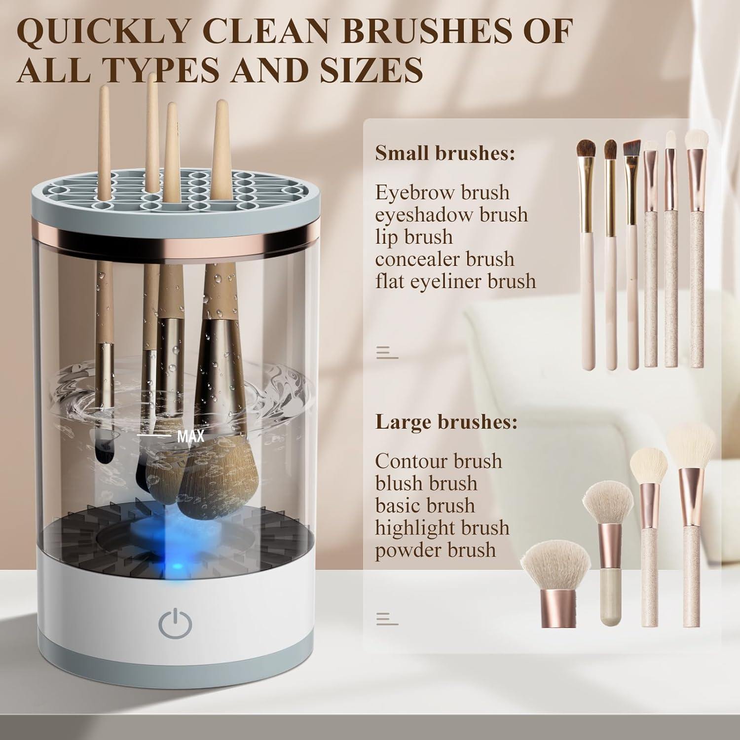 Phonery GlamEase ® Makeup Brush Cleaner-Getphonery