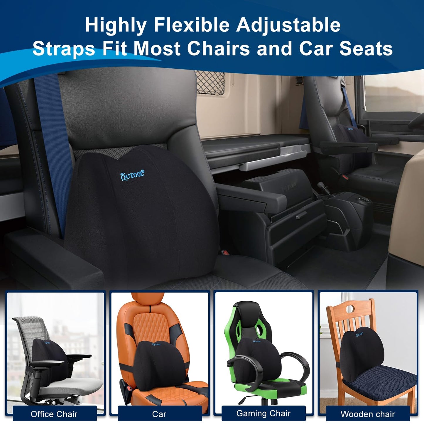Phonery ComfyBack ® Lumbar Support Pillow