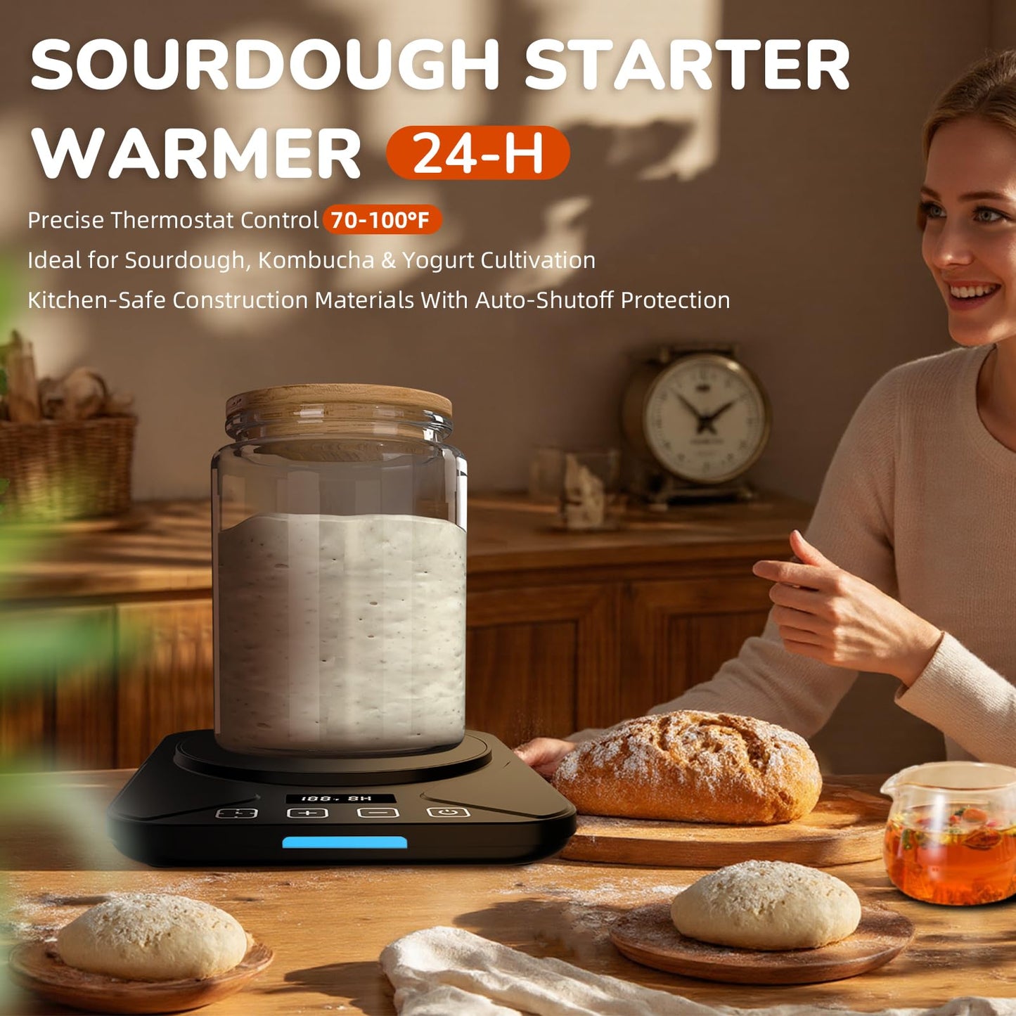 Phonery ProofBuddy sourdough starter warmer