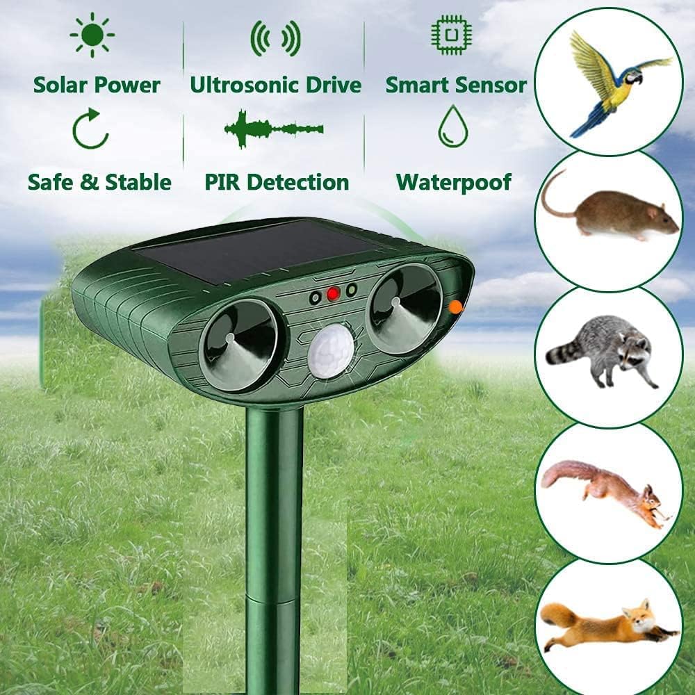 Phonery EcoGuard ® Solar Ultrasonic Repellent 2 Pack-Getphonery