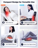Shiatsu Back and Neck Massager with Heat – Deep Kneading Massage Pillow for Relaxation – Corded Design for Full Body Use - for Loved Ones