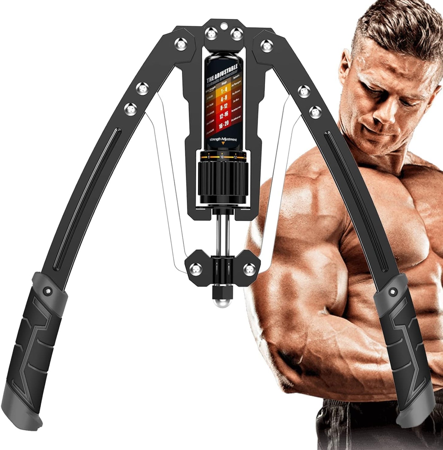 Phonery PWR ® Hydraulic Arm Trainer| Hand Exercise Equipment