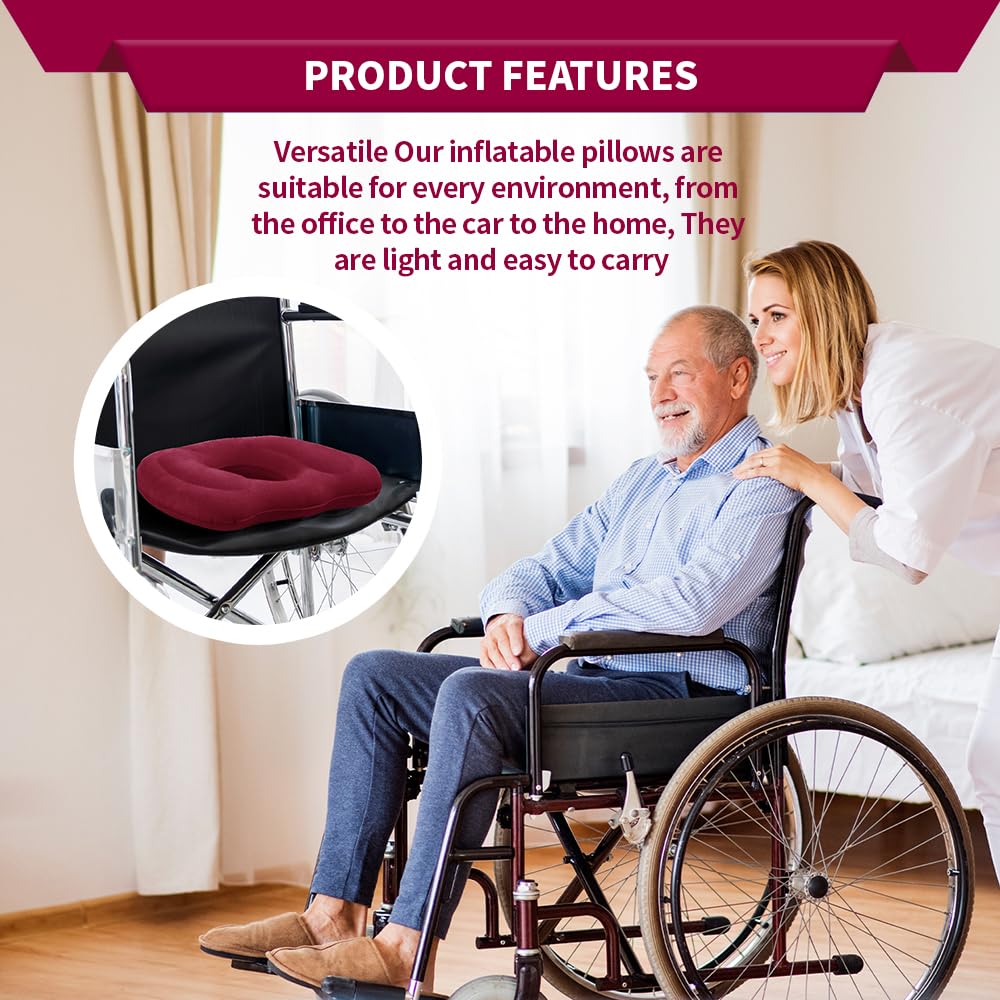 Phonery AeroRelief  ® Donut Pillow For Tailbone