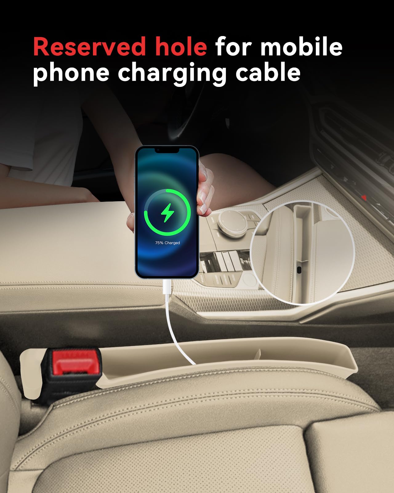 Phonery DropStop ® Car Seat Gap Fillers