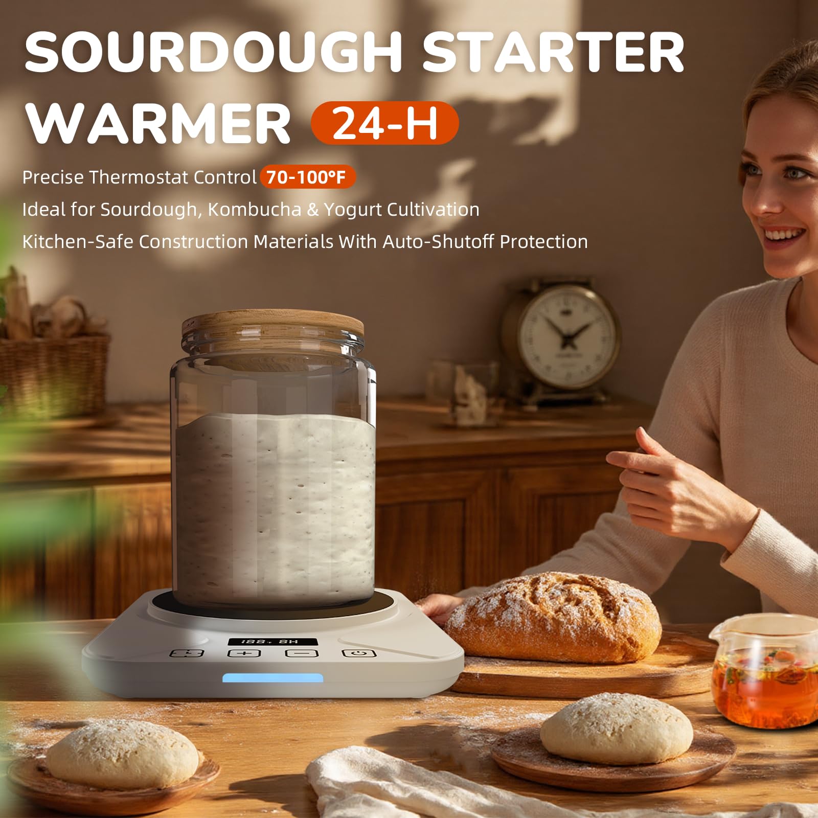 Phonery ProofBuddy sourdough starter warmer