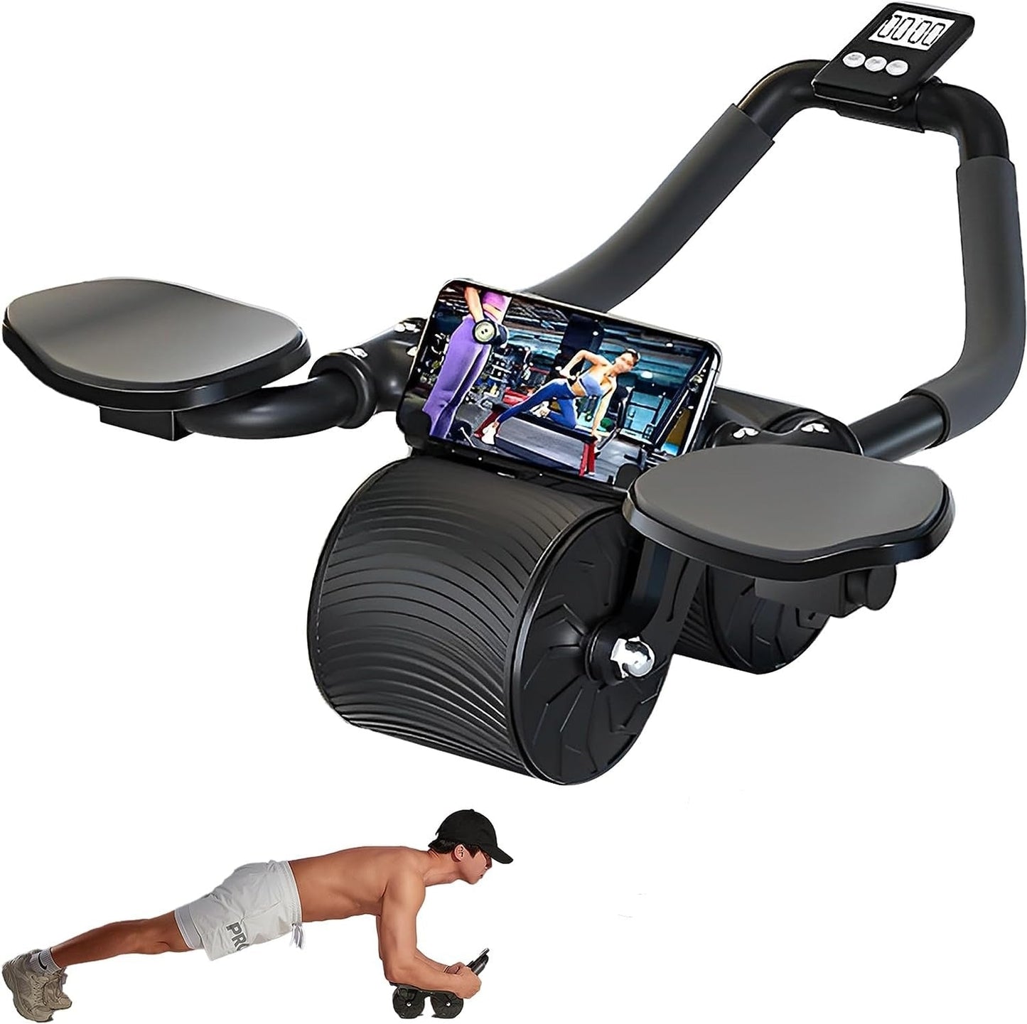 Phonery AbMax 2 ® Abs Roller With Phone Holder-Getphonery