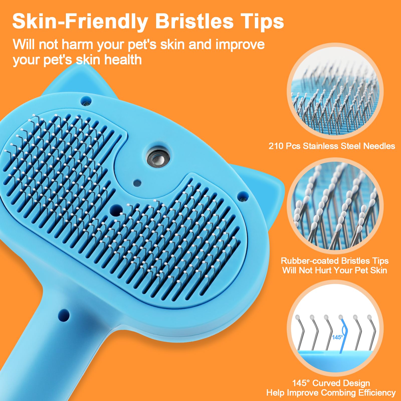 Phonery FurEase ® Cat Steam Brush-Getphonery