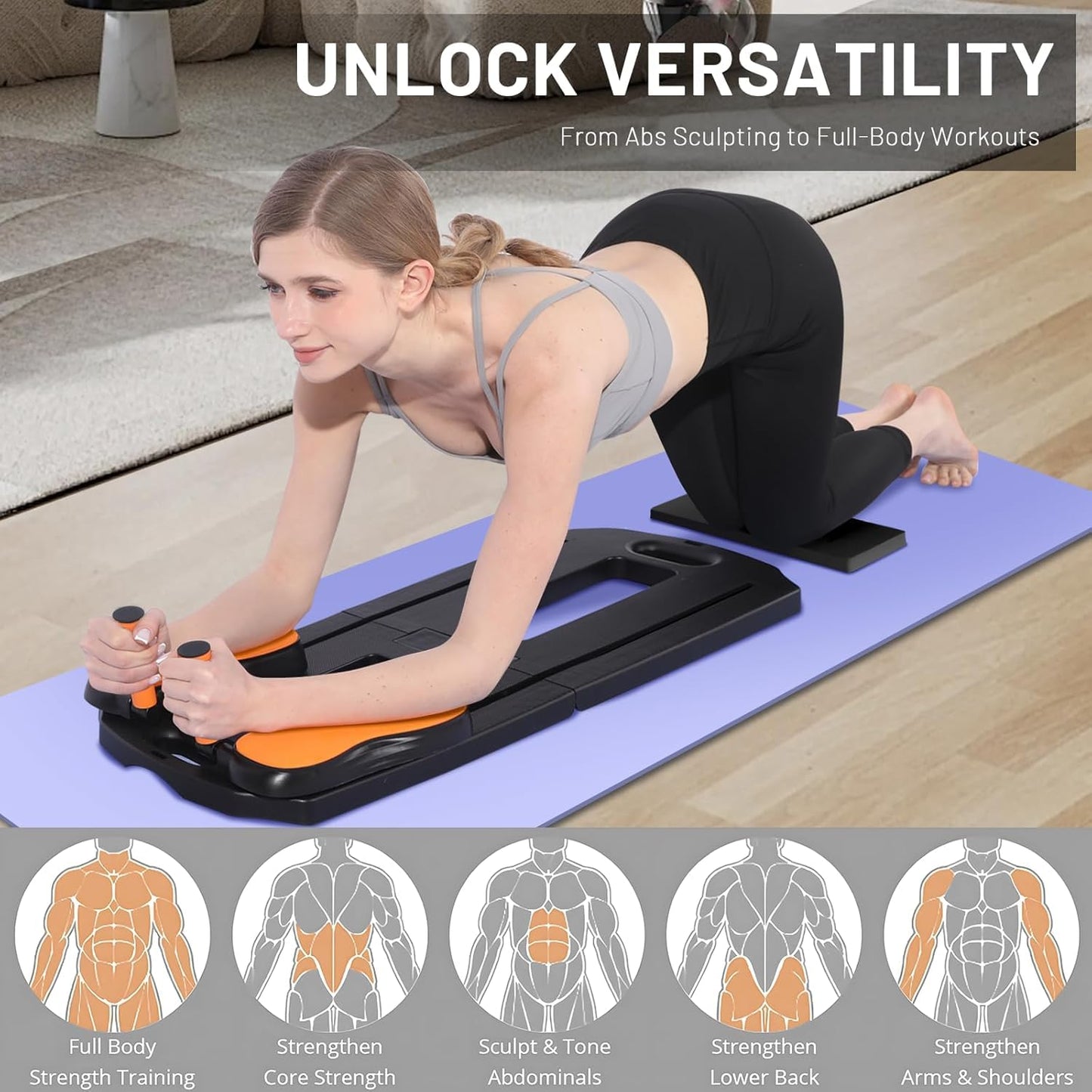 Phonery Reform Pro ® Foldable  Pilates Reformer Board