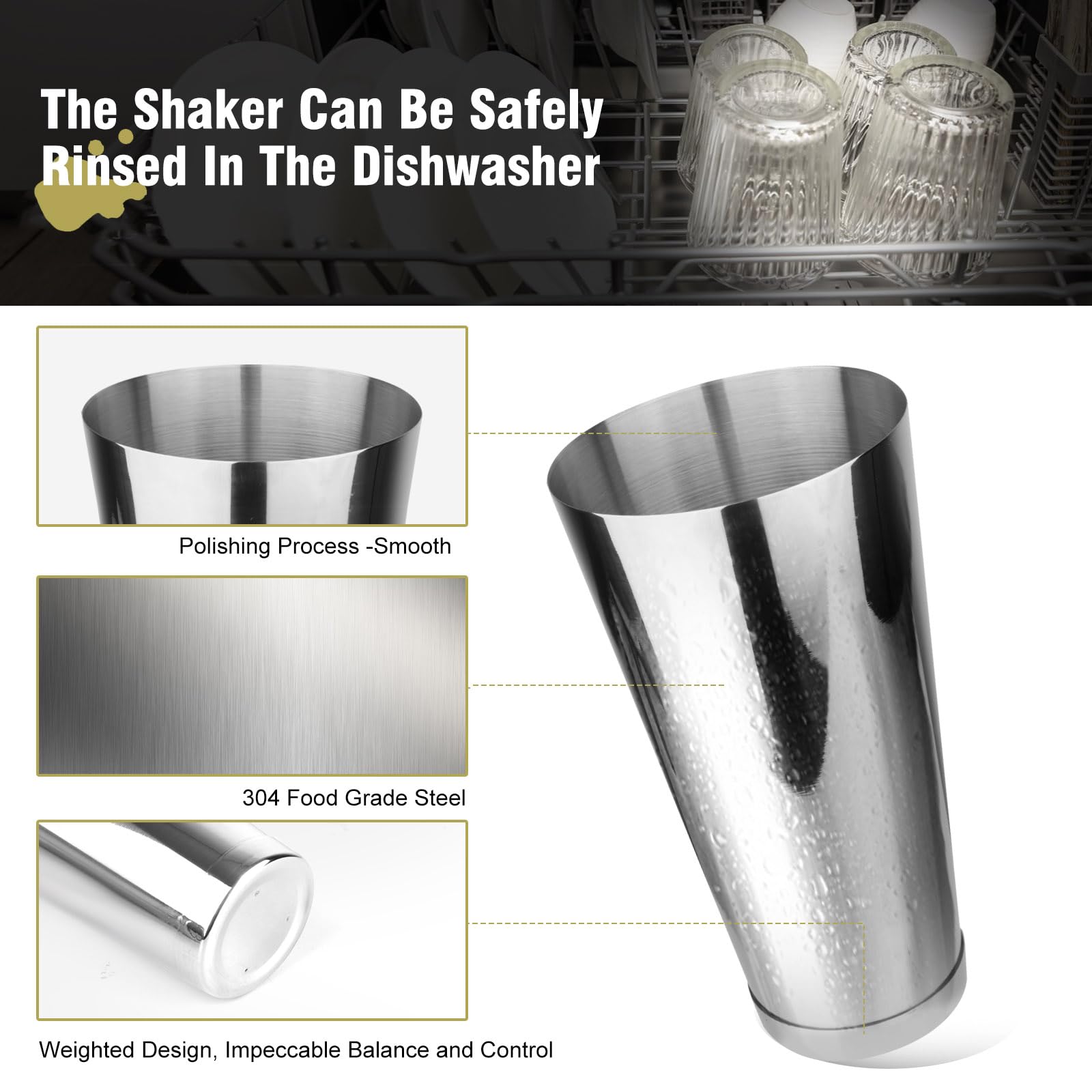 Phonery MixMaster ® Cocktail Shaker Kit for Home-Getphonery