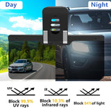 Sun Visor Extender for Car, 2025 New Adjustable Car Visor Extender Sun Blocker, Anti-Glare, Protect UV Ray, Easy to Install, Safe Driving Accessories Extender, Universal for Sedan, SUVs (Black)