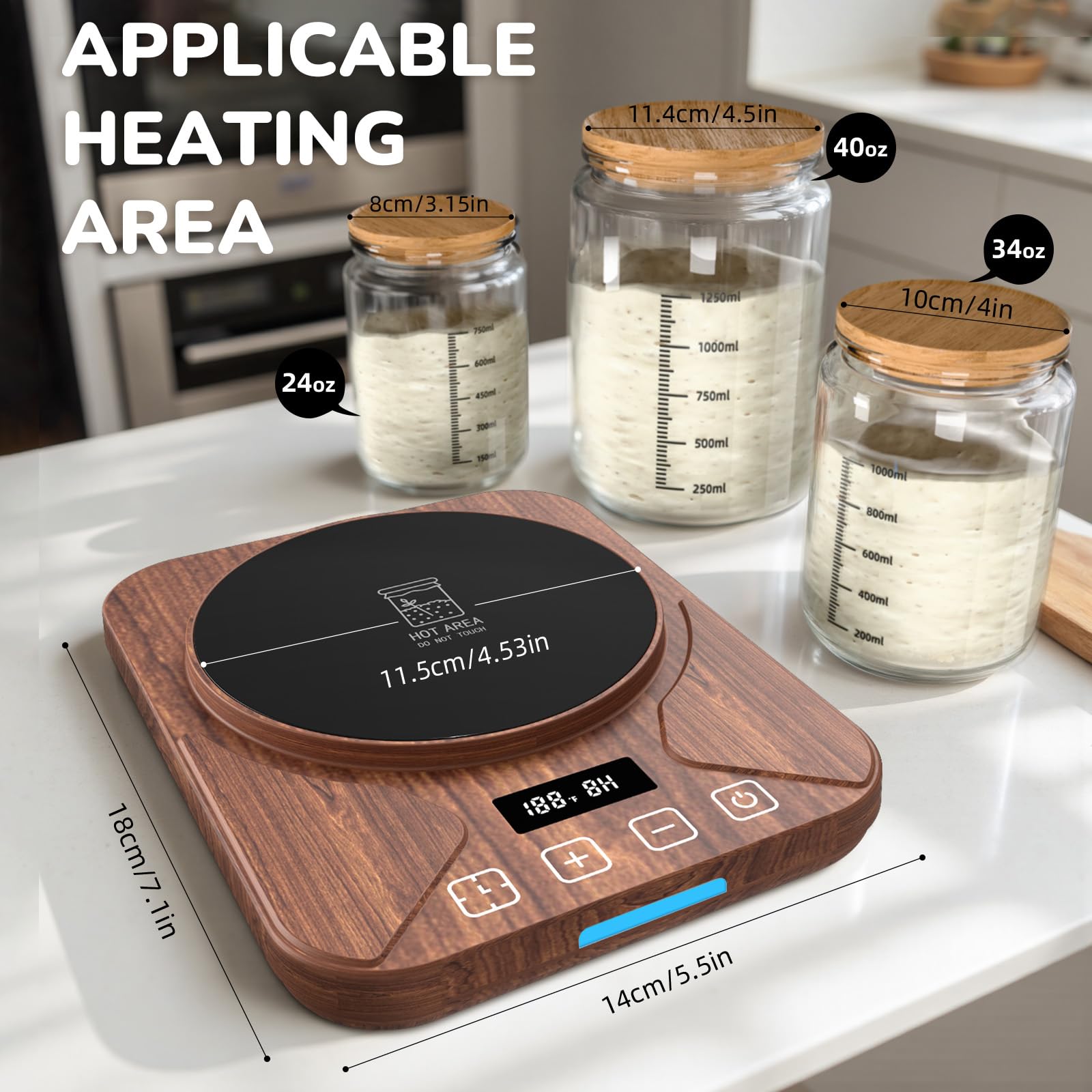 Phonery ProofBuddy sourdough starter warmer