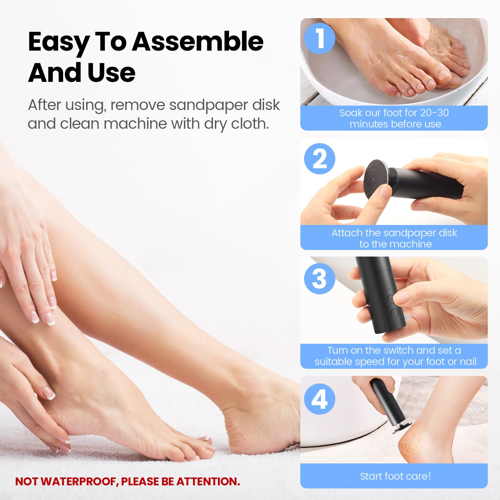 Phonery SilkFeet ® Callus Remover for Feet-Getphonery