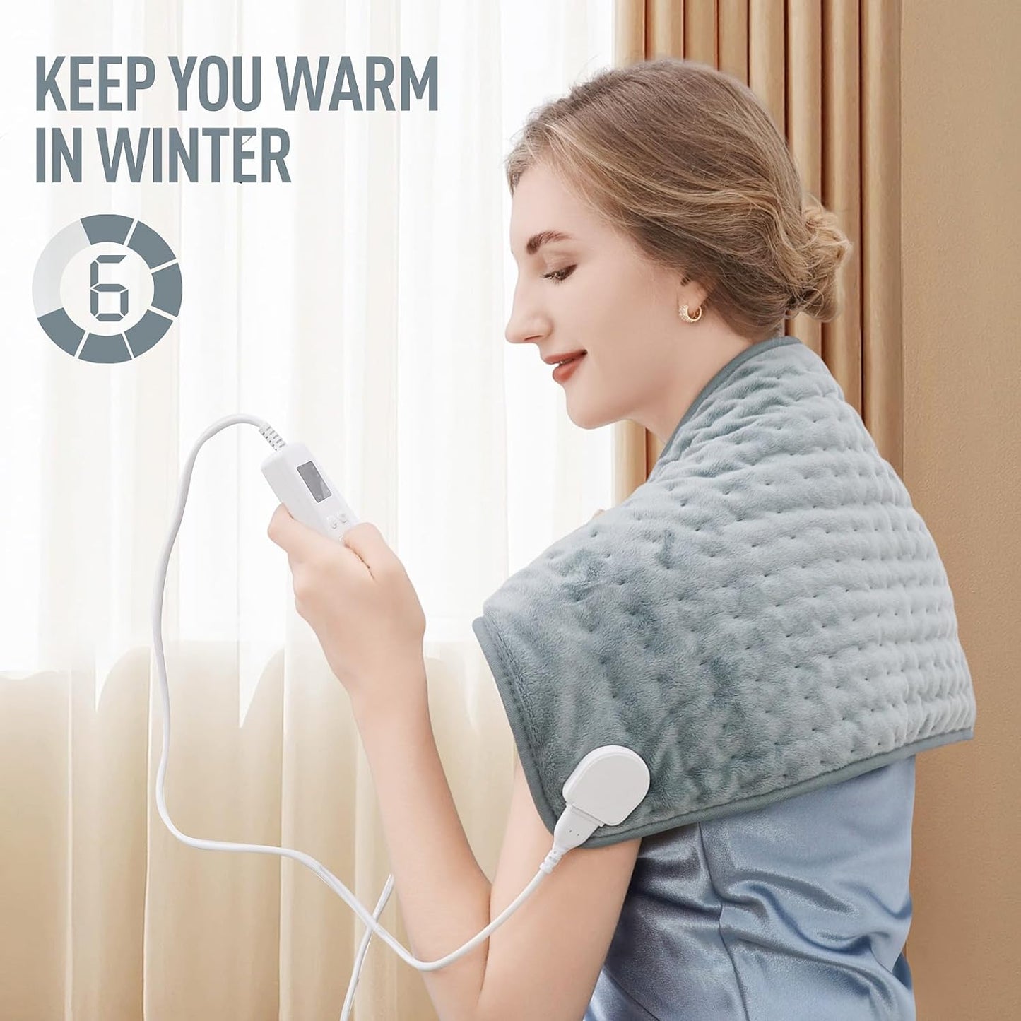 Phonery HeatRelief ® Heating Pad for Back Pain Relief-Getphonery