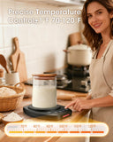 Sourdough Starter Warmer-MQUPIN Sourdough Warming Mat with Precise Temperature Control(70-120°F), 0-24H Timer Alert & Memory Function Sourdough Warmer, Upgraded for Home Bread Baking
