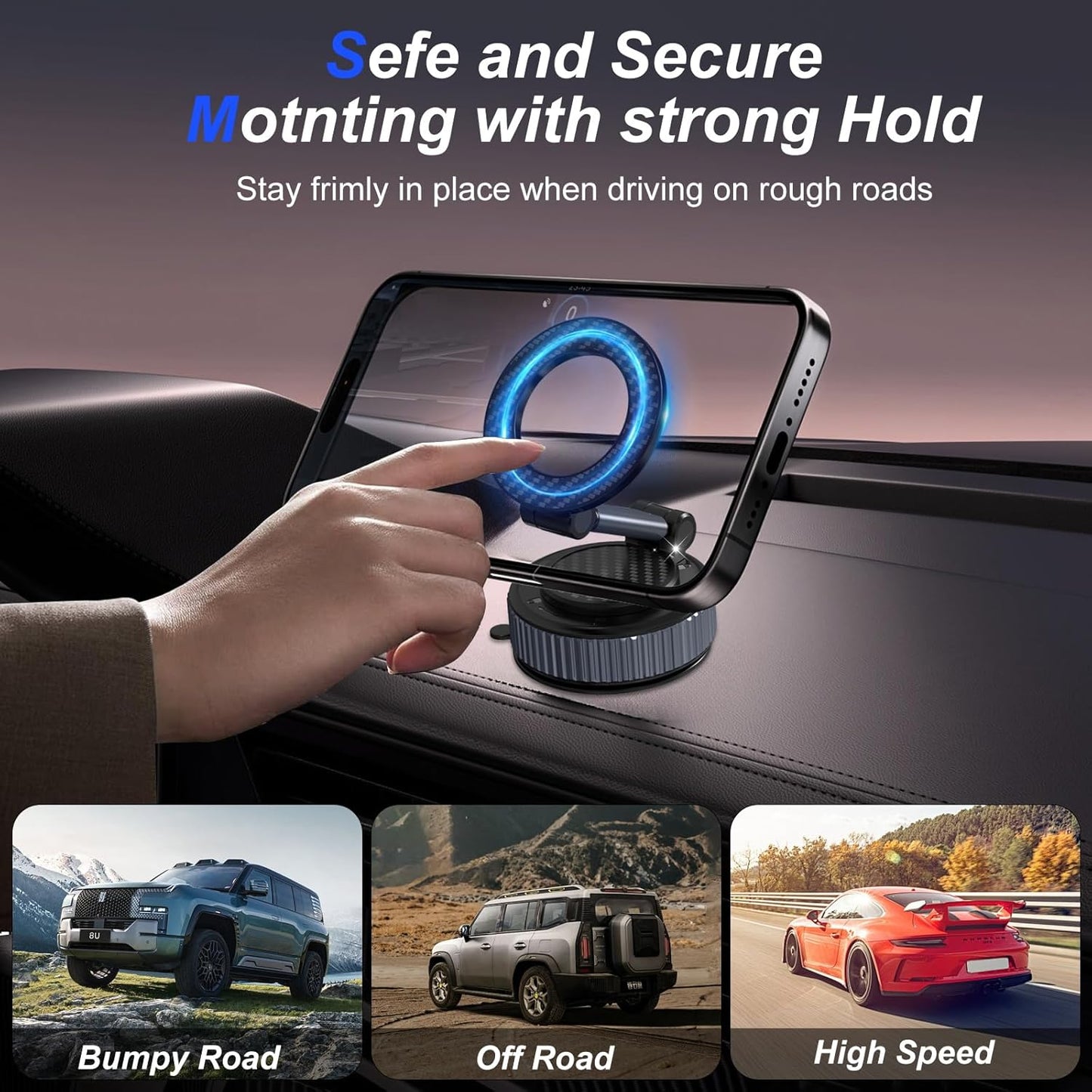 Phonery LockBuddy ® Phone Mount with Twist Lock