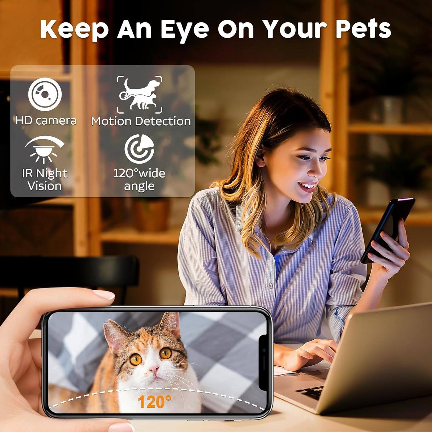 Phonery FeedlyFi ® Automatic Pet Feeder with Camera-Getphonery