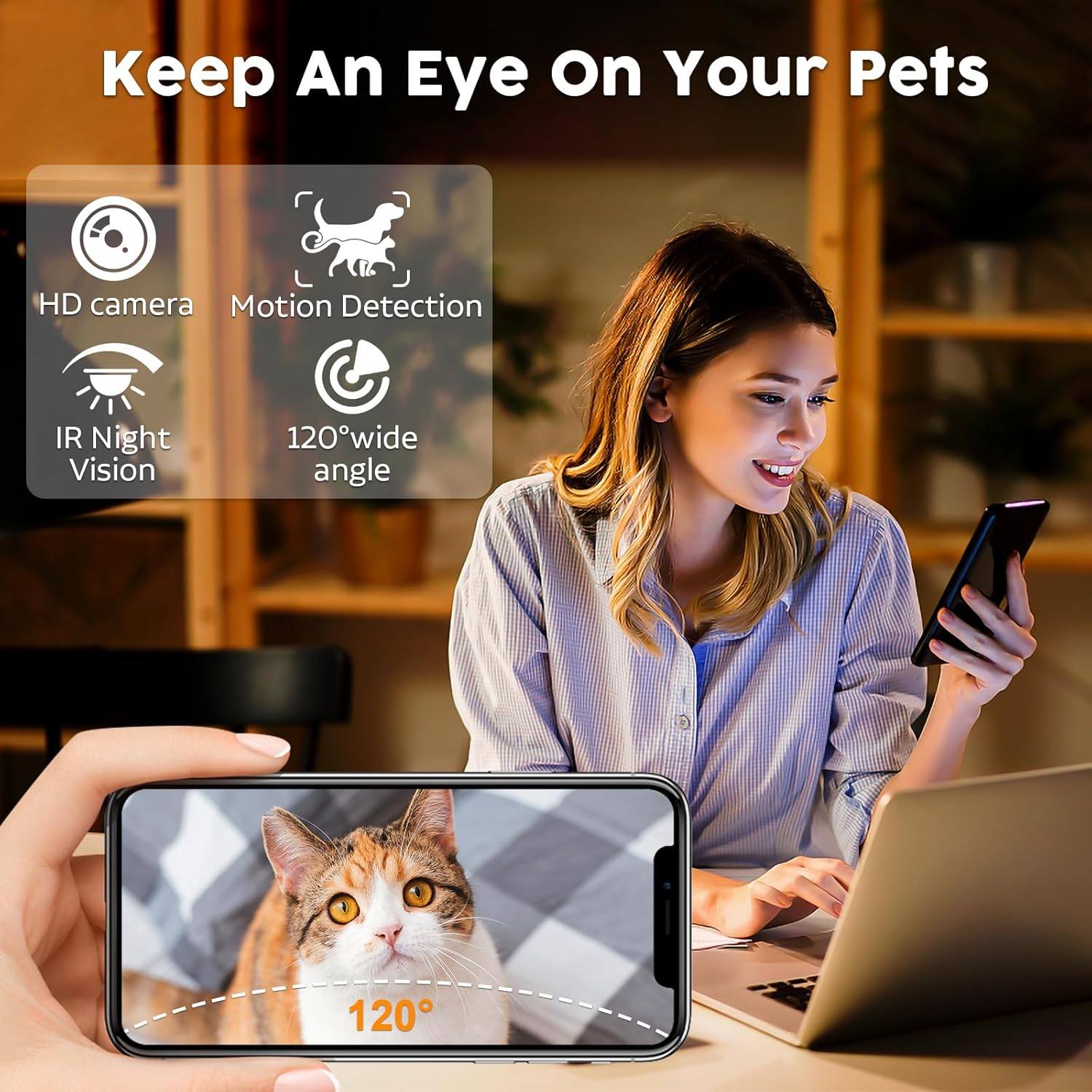 Phonery FeedlyFi ® Automatic Pet Feeder with Camera-Getphonery