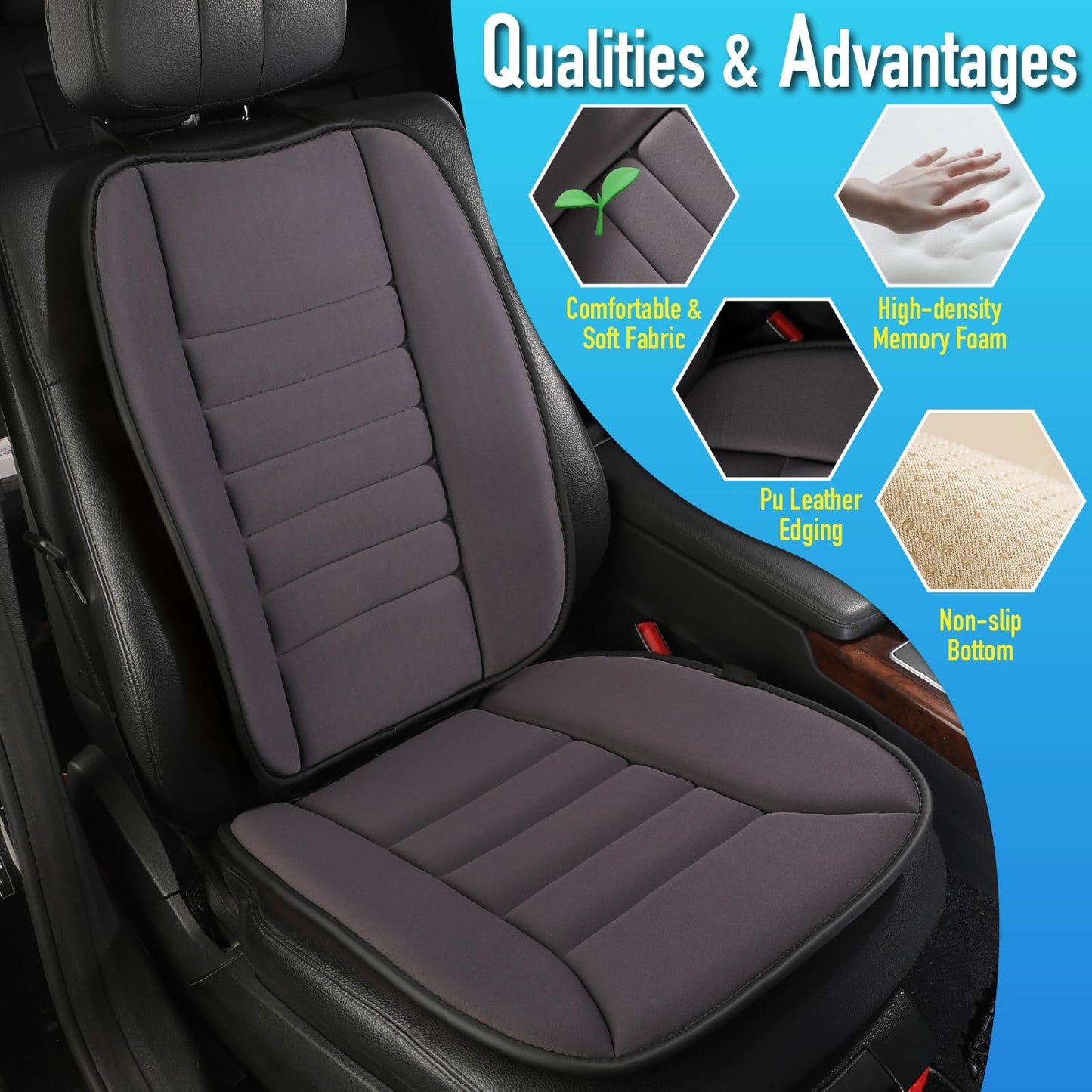 Phonery BackEase ® Car Seat Cushion-Getphonery