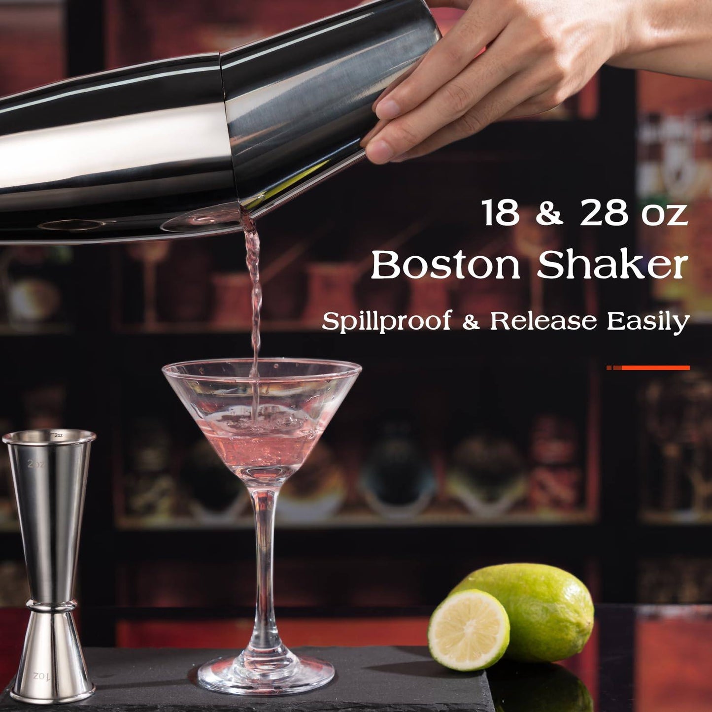 Phonery ProMix ® Cocktail Shaker Set for Home-Getphonery