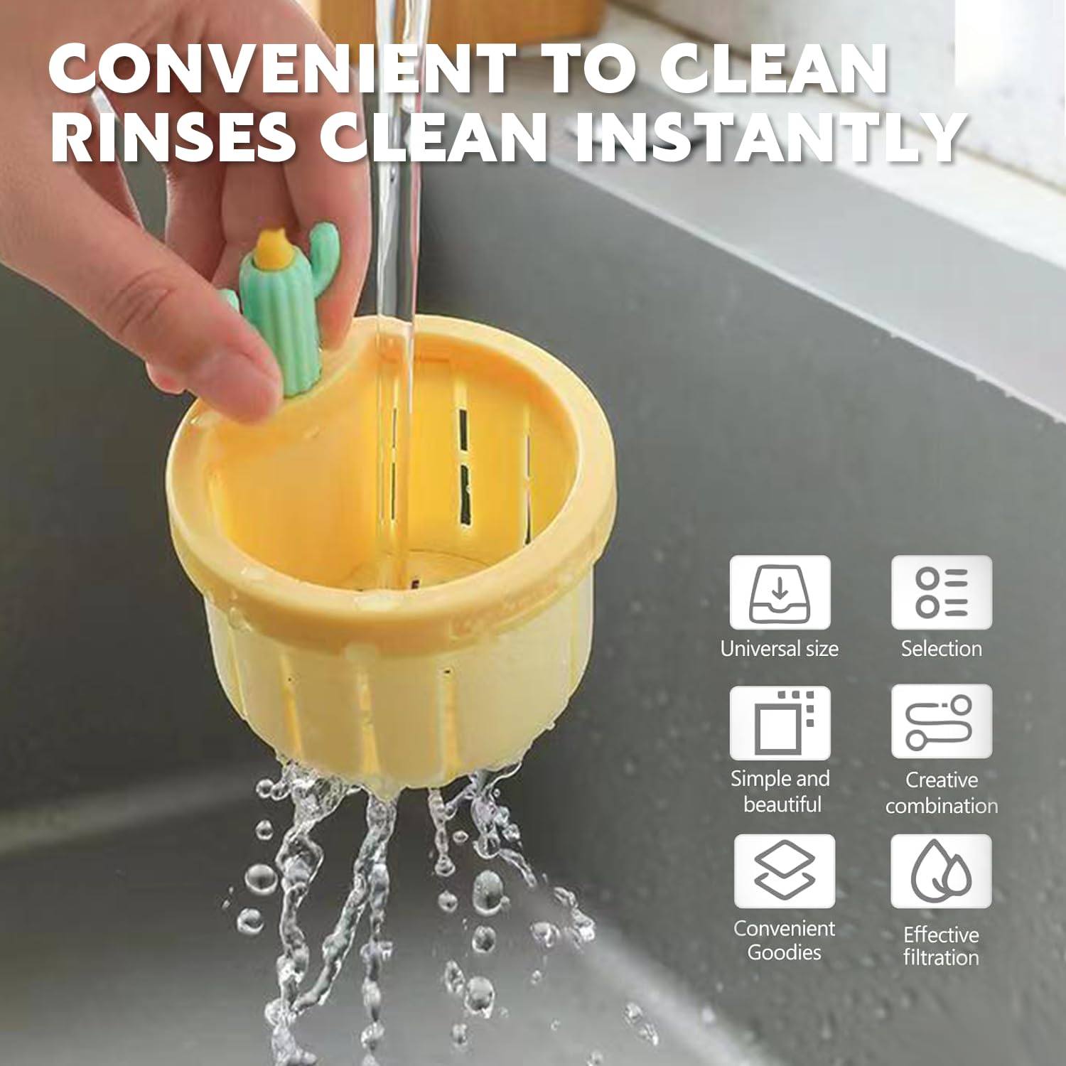 Phonery CactusFlow ® Cactus Sink Strainer 2 PCS-Getphonery