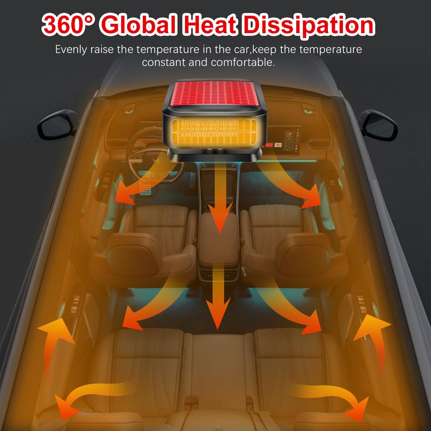 Phonery HeatWave ® Car Heater Defroster-Getphonery