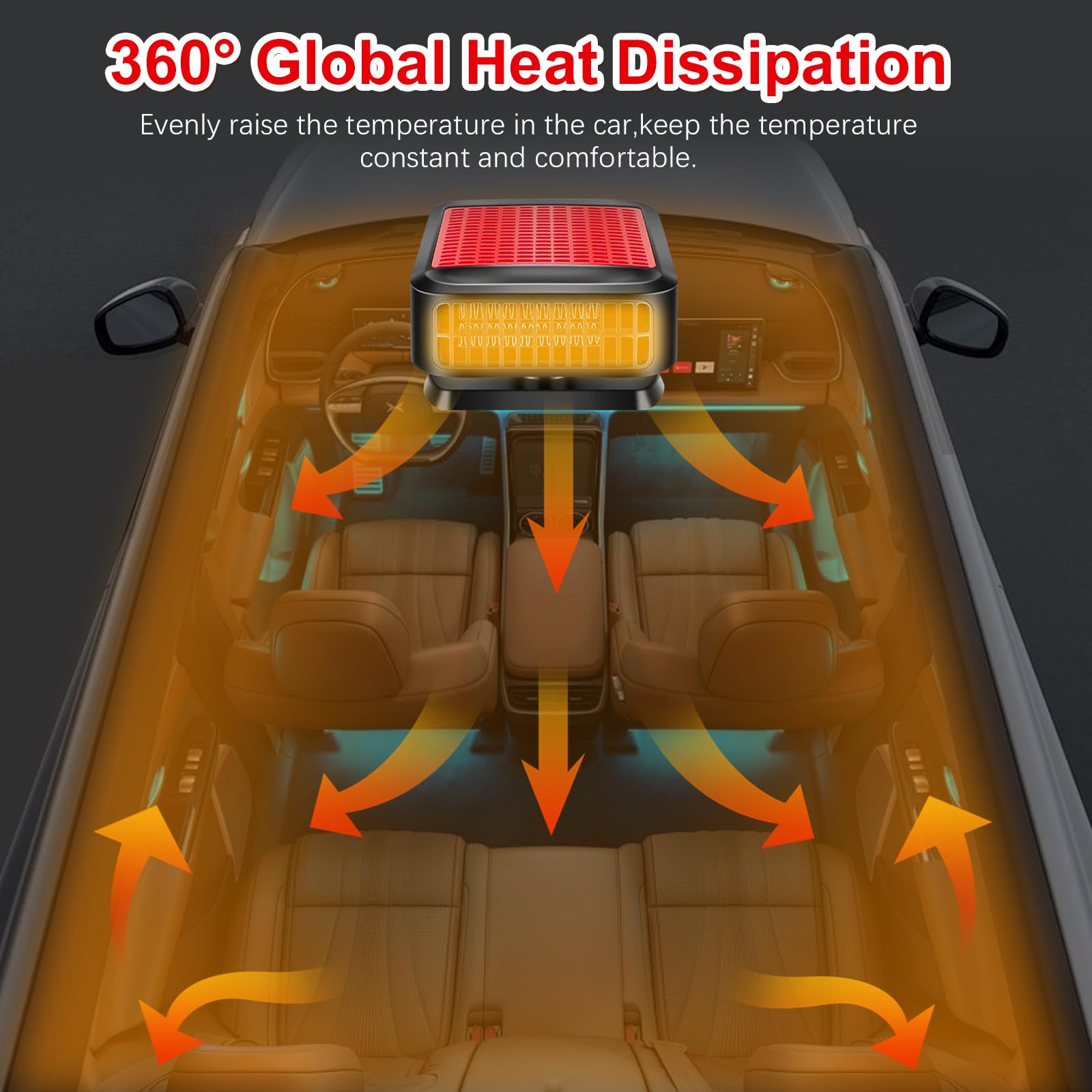 Phonery HeatWave ® Car Heater Defroster-Getphonery