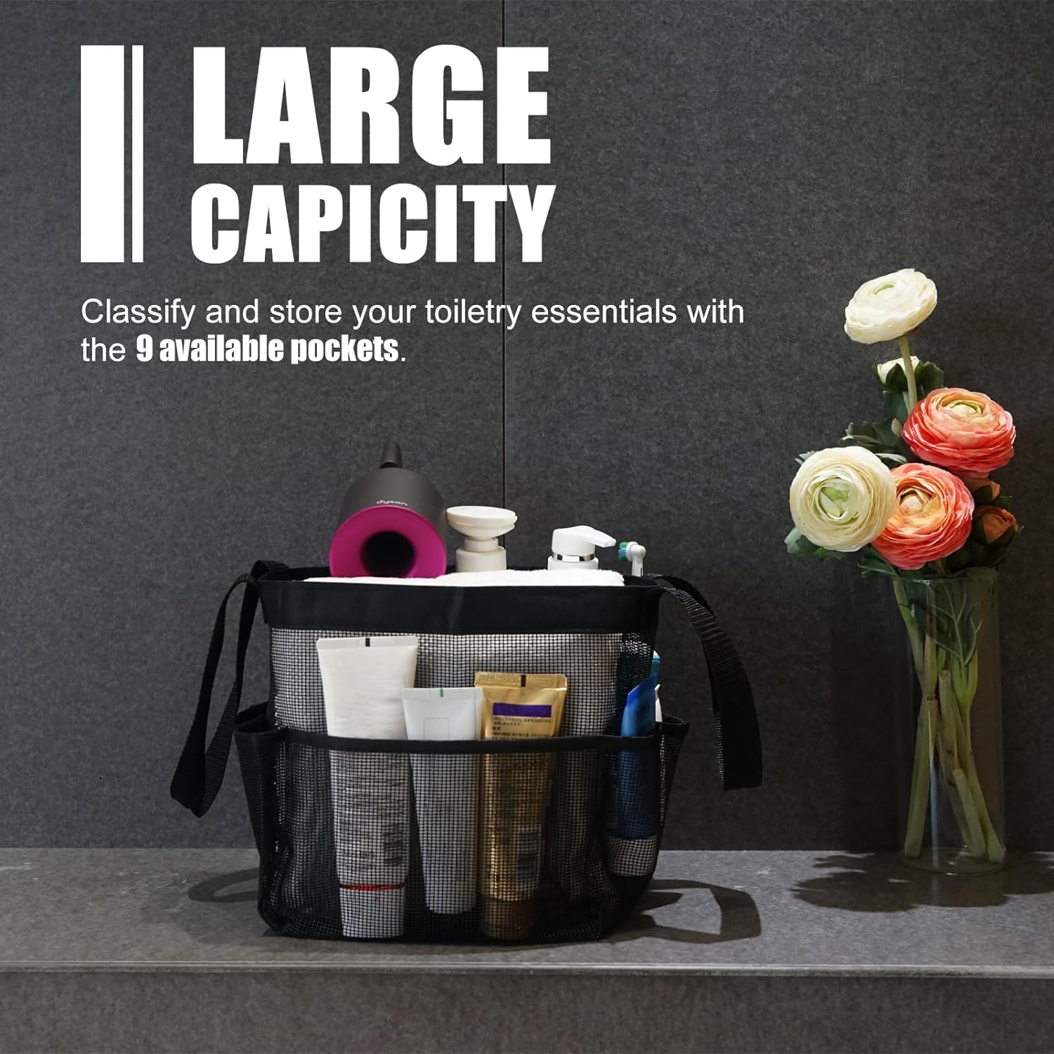 Phonery AquaCarry ® Mesh Shower Caddy 2 Pack-Getphonery