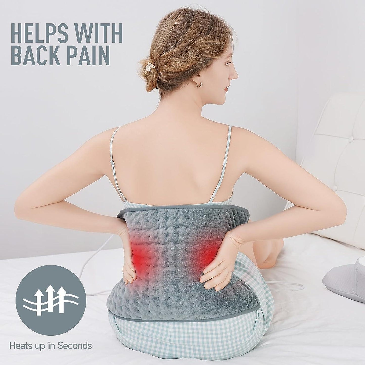 Phonery HeatRelief ® Heating Pad for Back Pain Relief-Getphonery