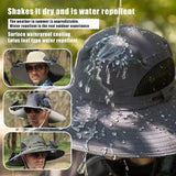 Phonery RadiantShade ® Wide Brim Hat with 2 Solar Fan