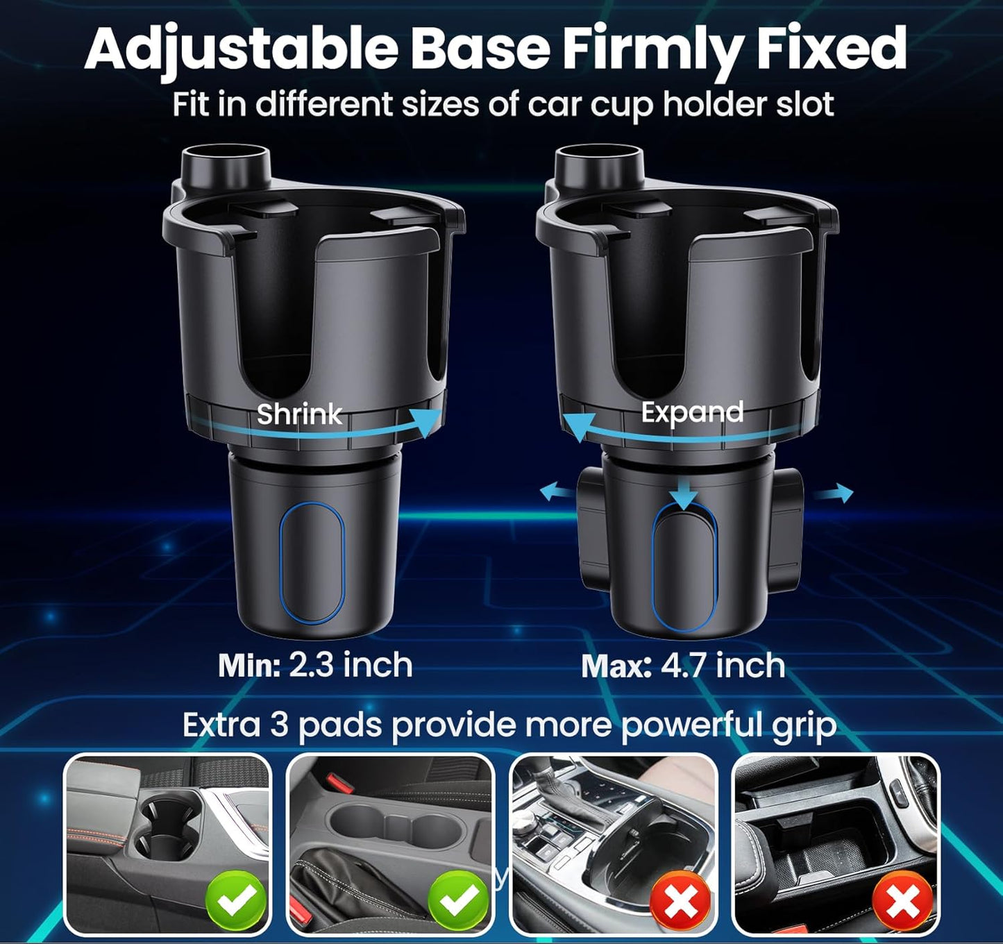 Phonery MagneCup  ® Cup Phone Holder For Car